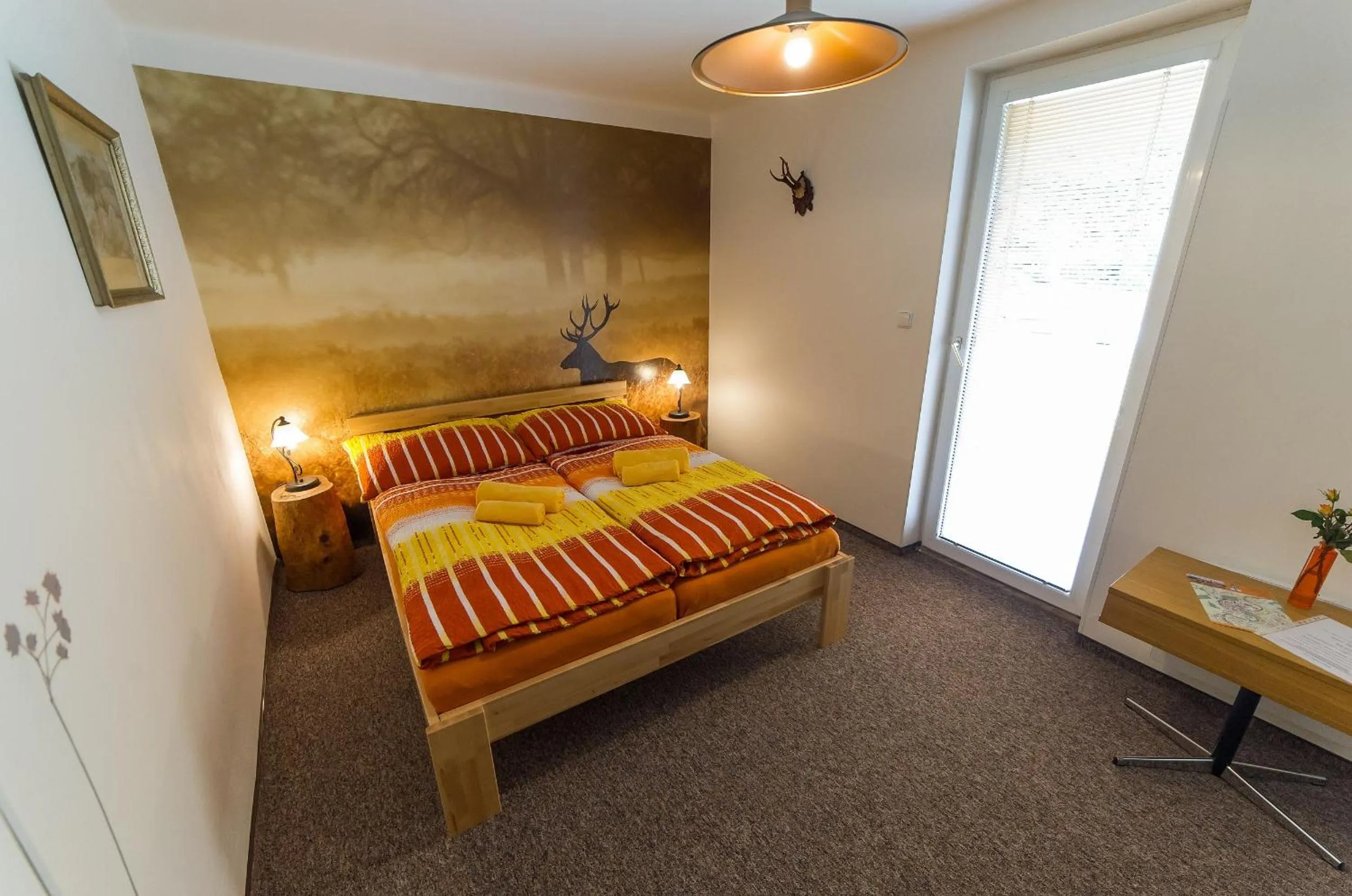 Bedroom, Bed in Penzion TOP