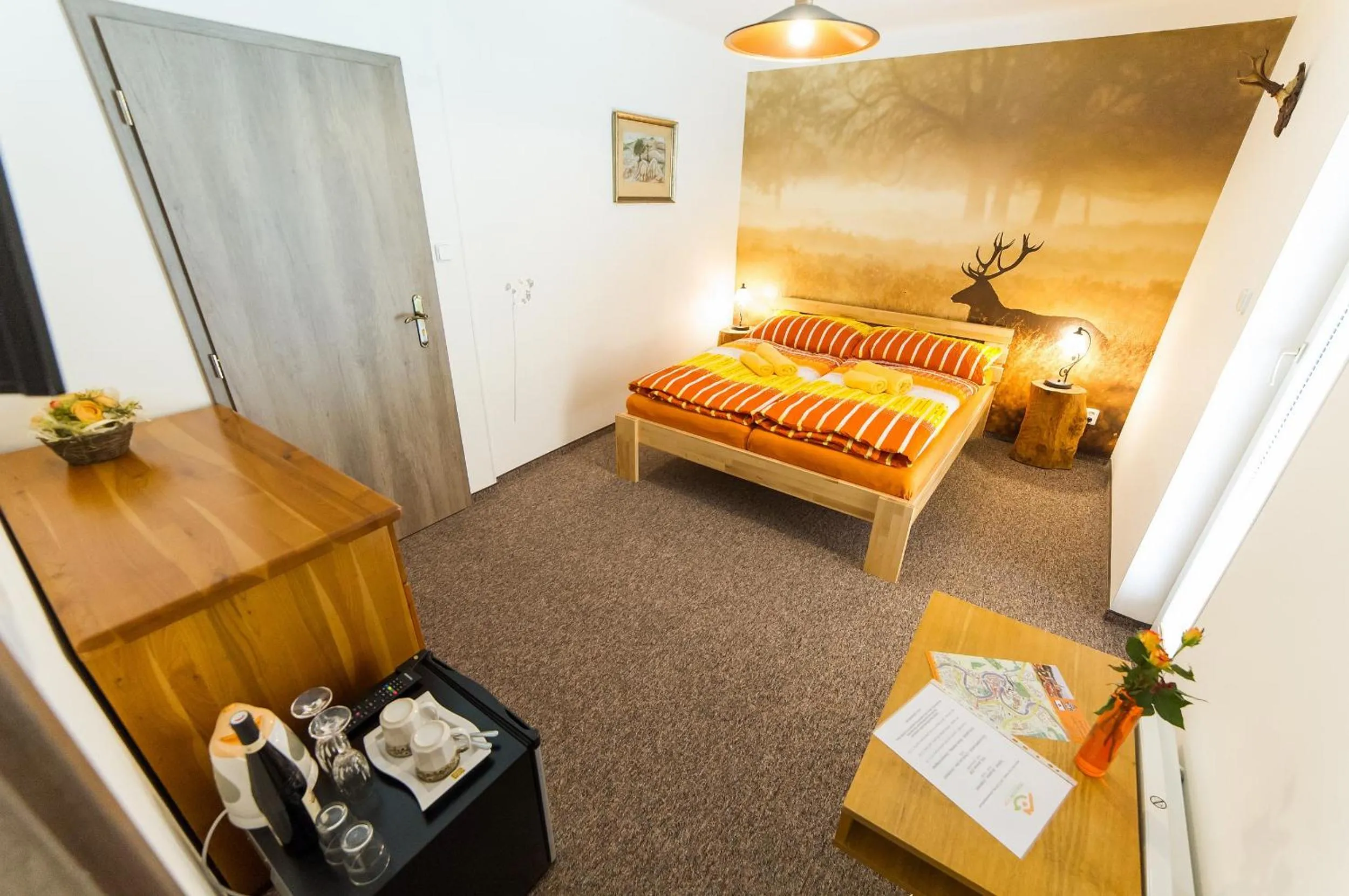 Bedroom, Bed in Penzion TOP