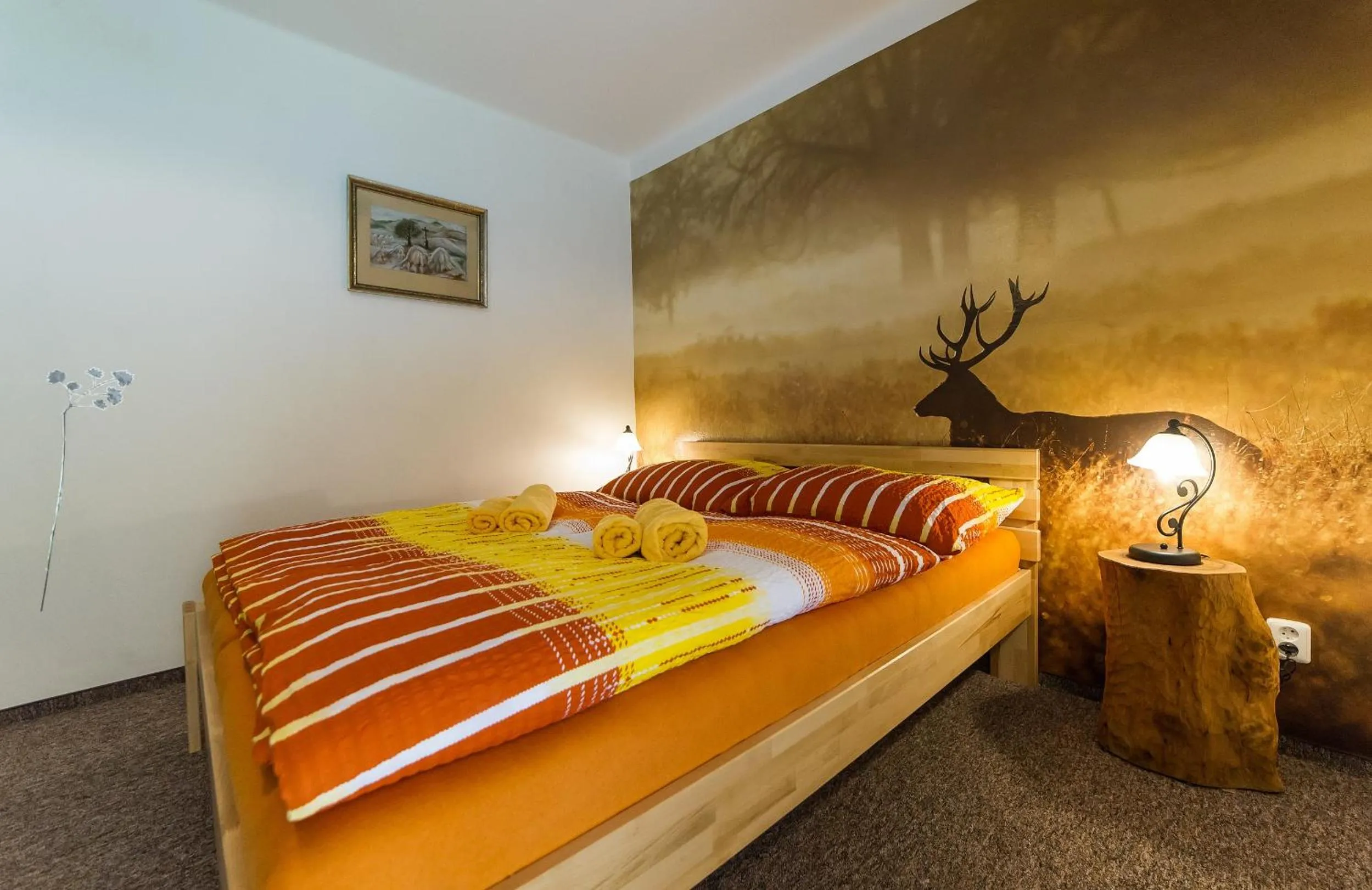 Bedroom, Bed in Penzion TOP