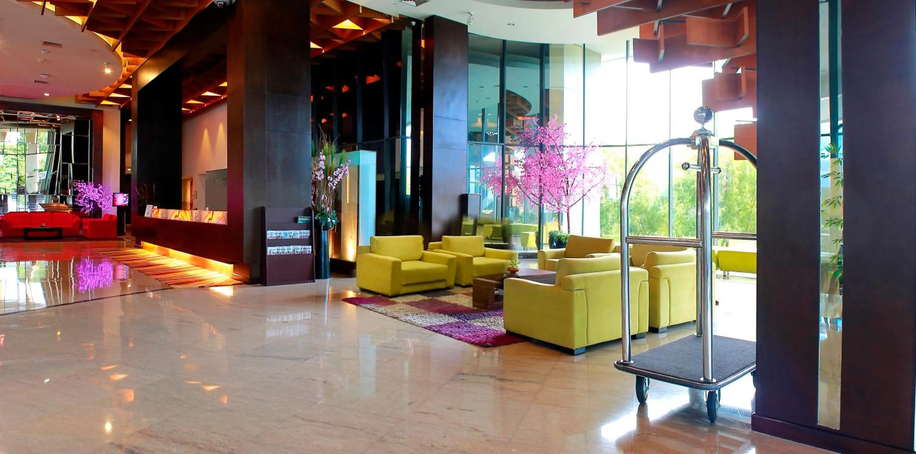 Seating area in Aston Palembang Hotel & Conference Centre
