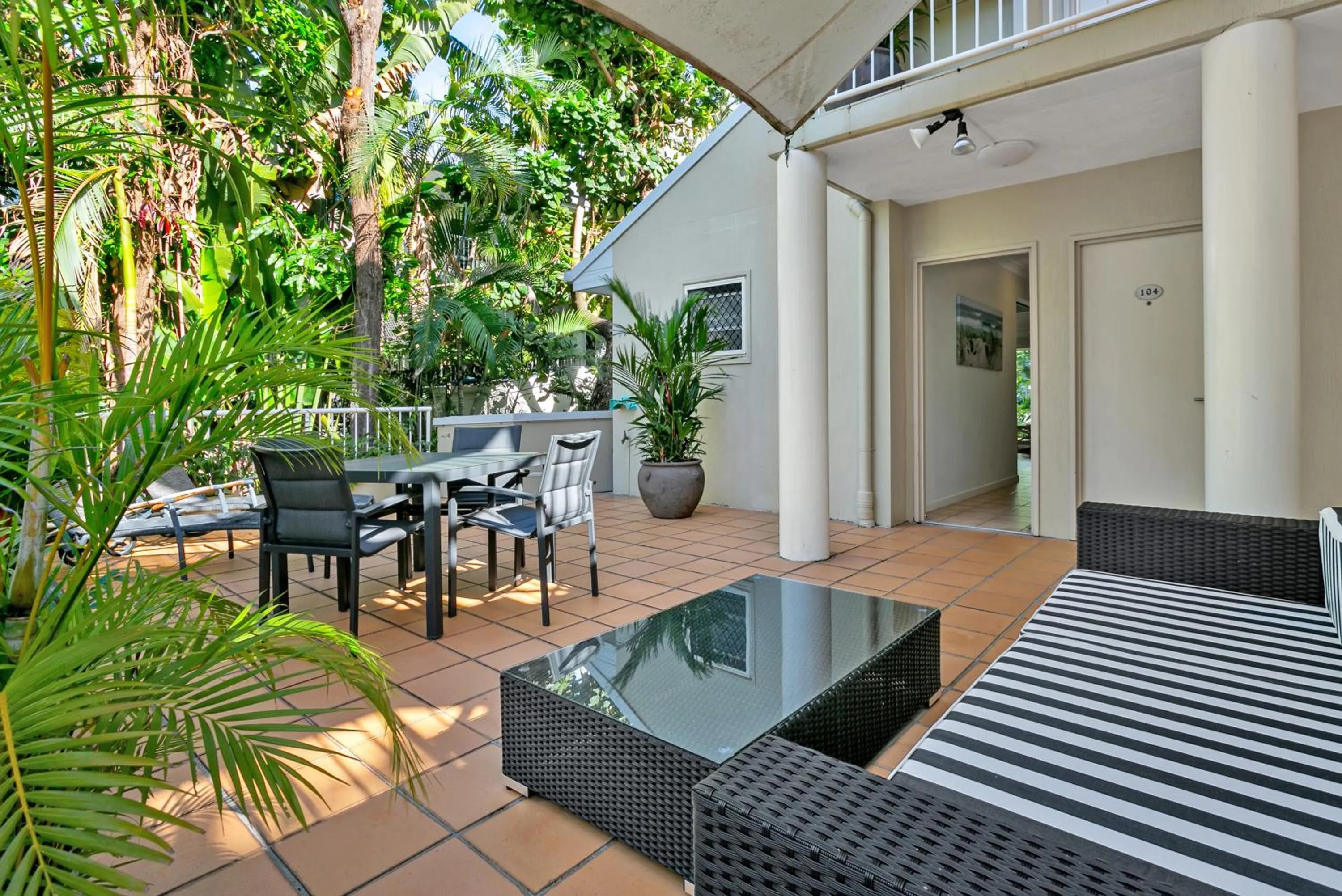 Balcony/Terrace in Port Douglas Apartments - Adults Only Oasis
