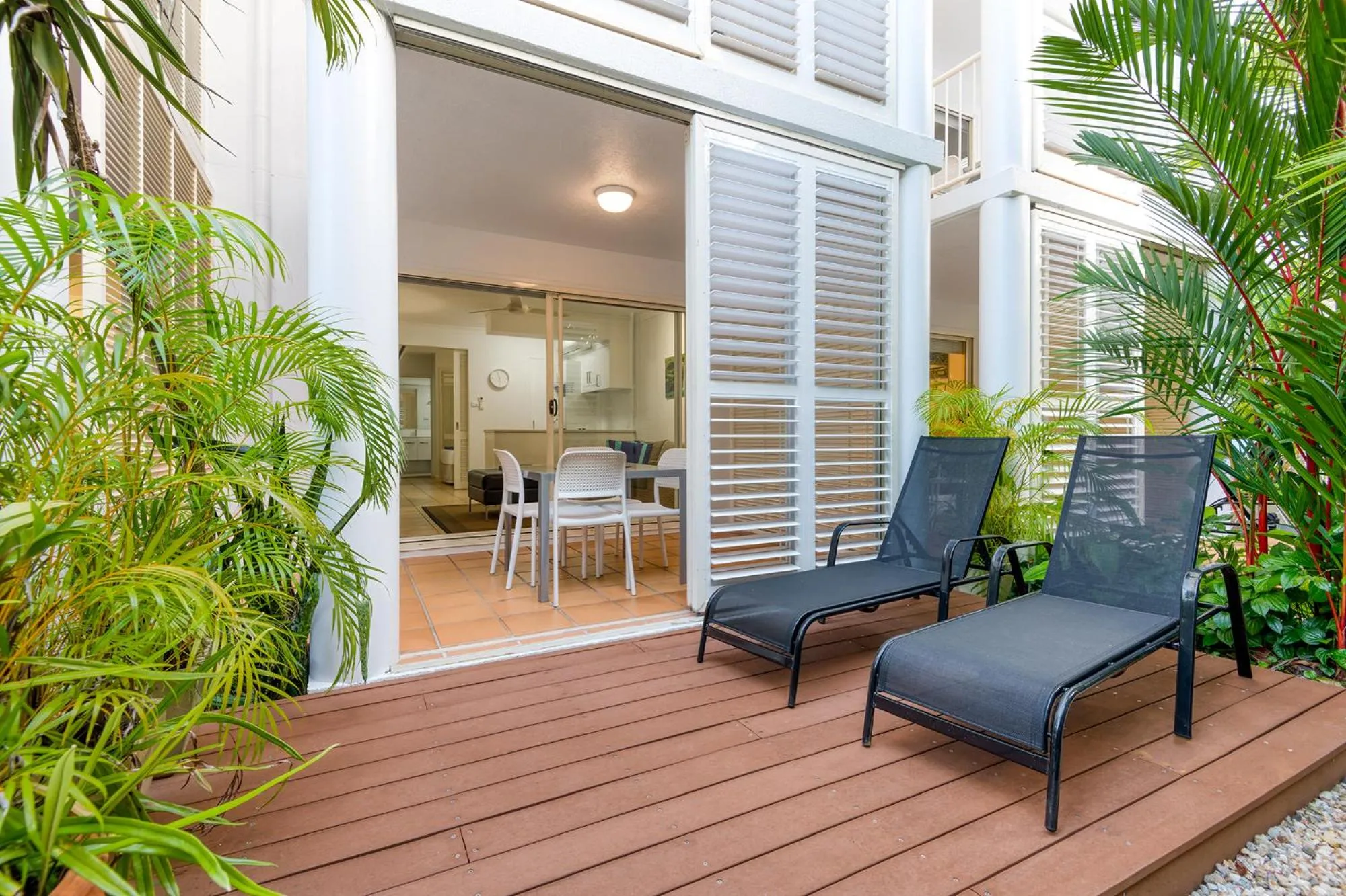 Patio in Port Douglas Apartments - Adults Only Oasis