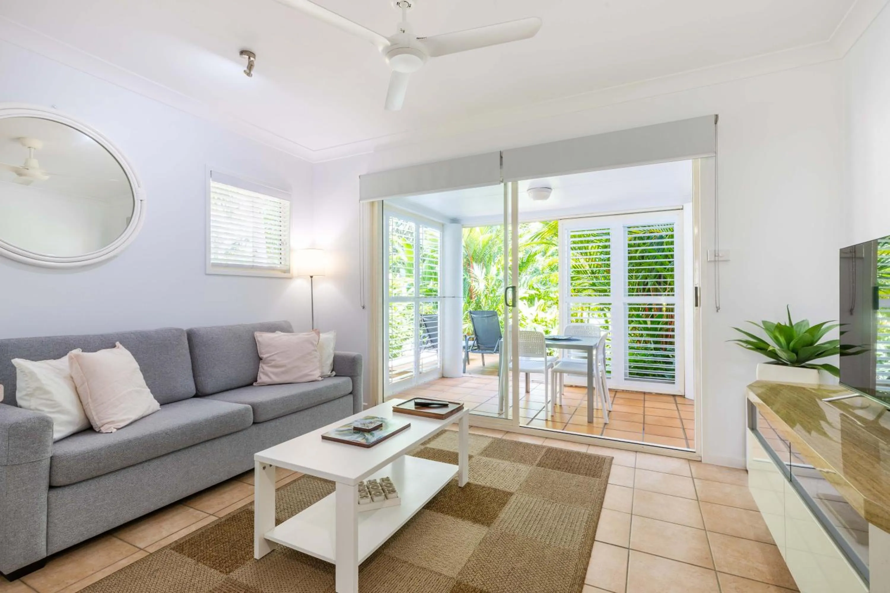 Living room in Port Douglas Apartments - Adults Only Oasis