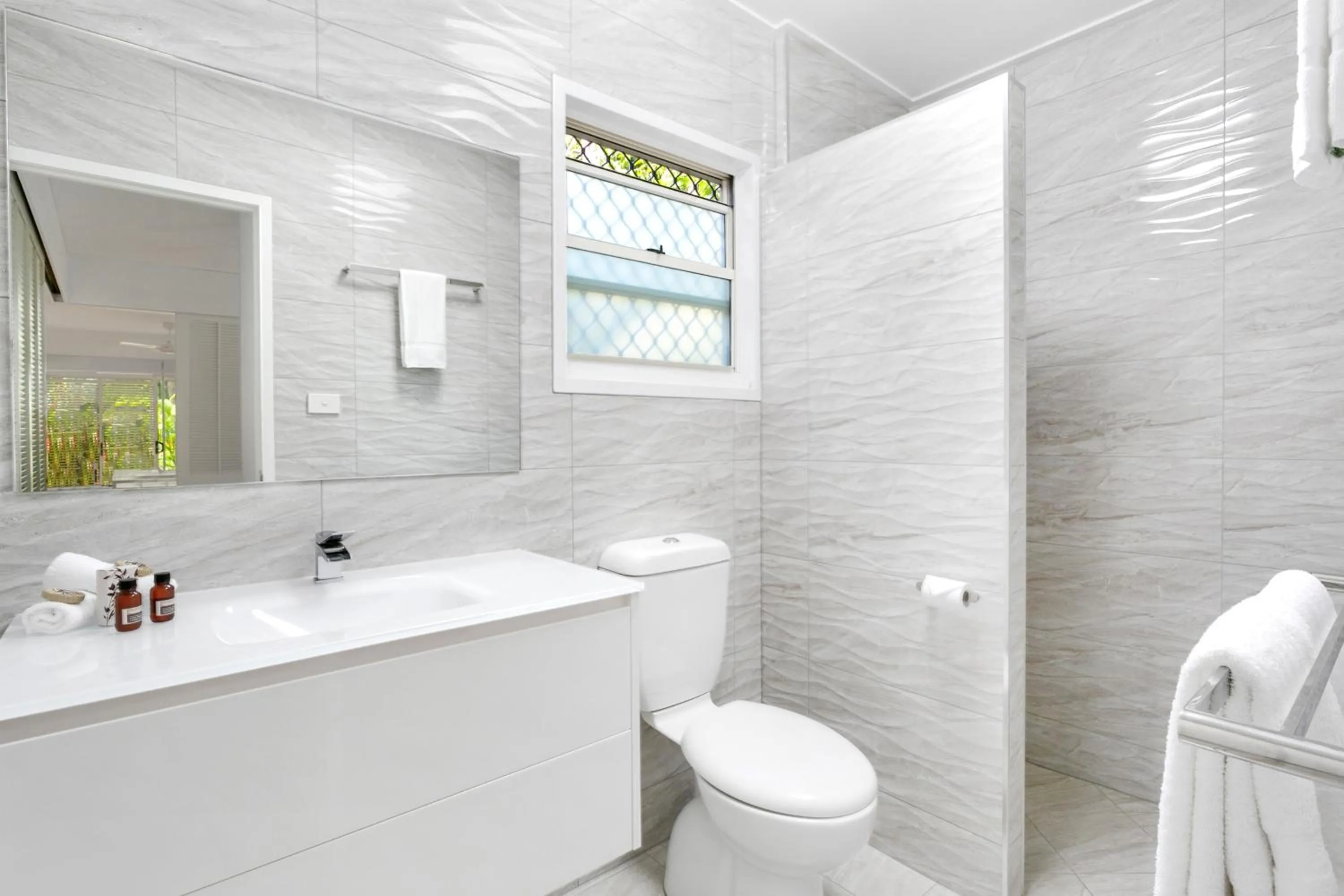 Bathroom in Port Douglas Apartments - Adults Only Oasis