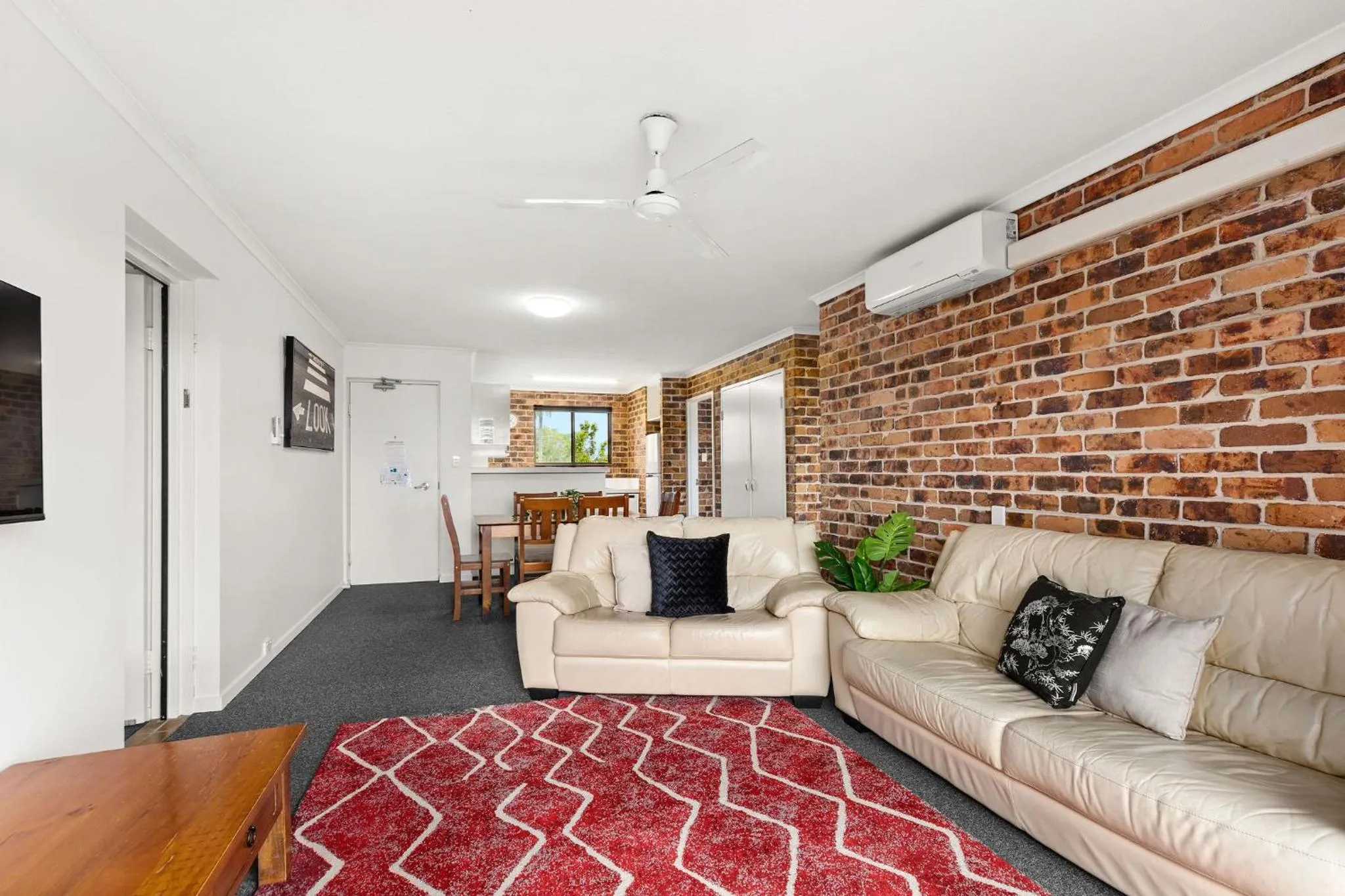 Living room in Toowong Villas
