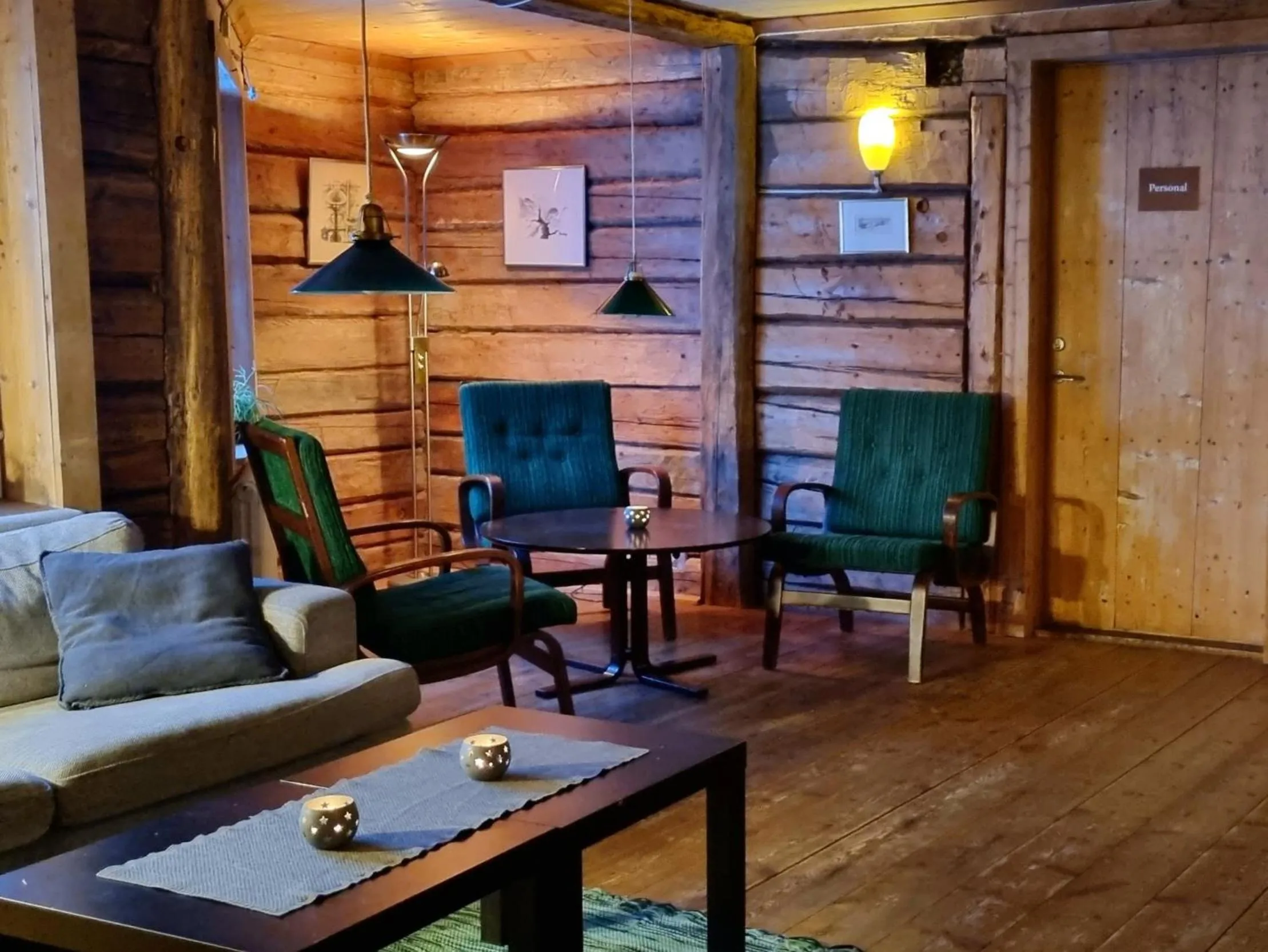 Living room in Renfjällsgården