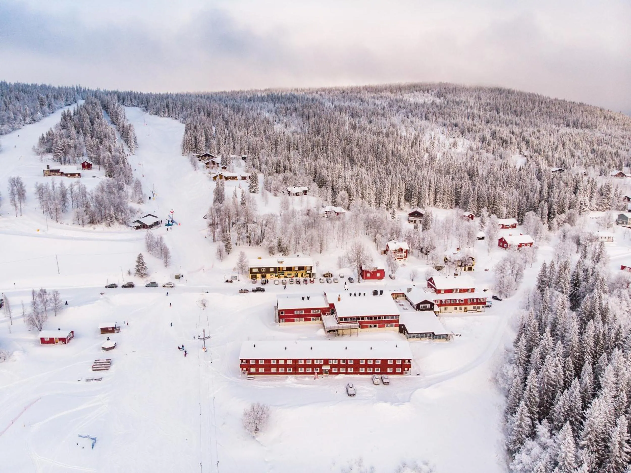 Bird's eye view in Renfjällsgården
