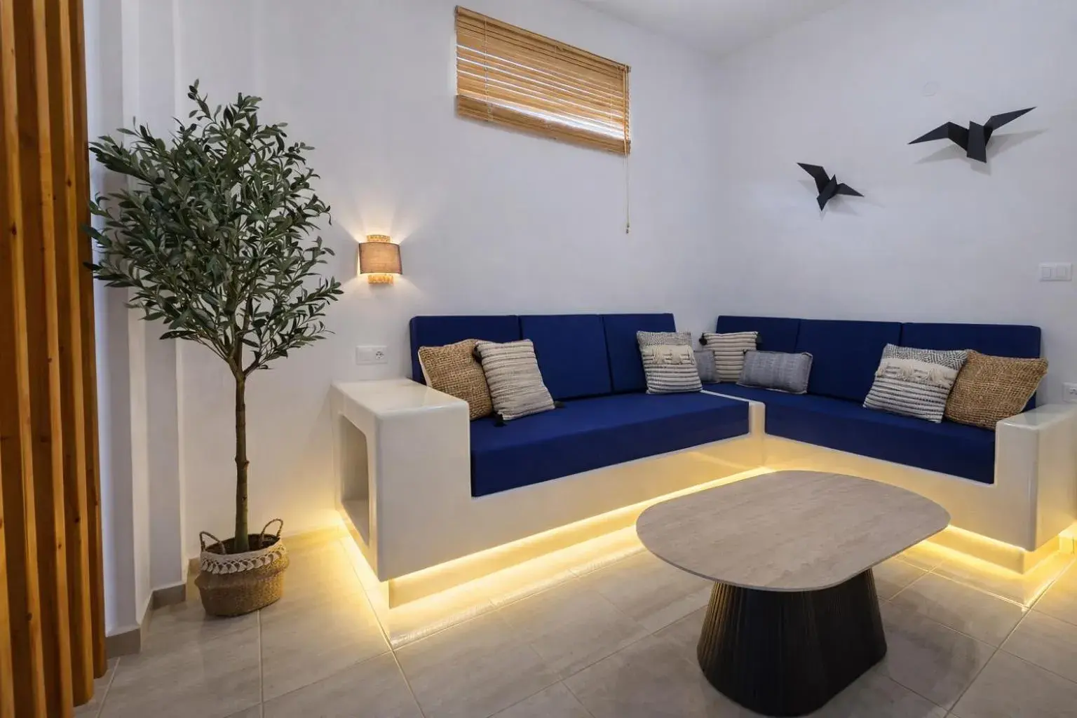 Living room in Papafotis Apartments & Suites Living room in Papafotis Apartments & Suites