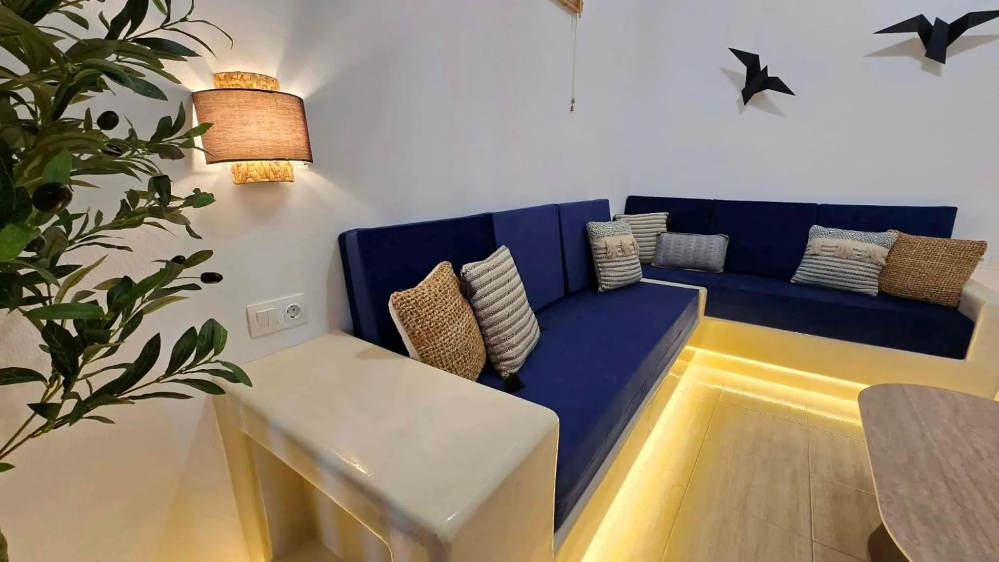 Living room in Papafotis Apartments & Suites