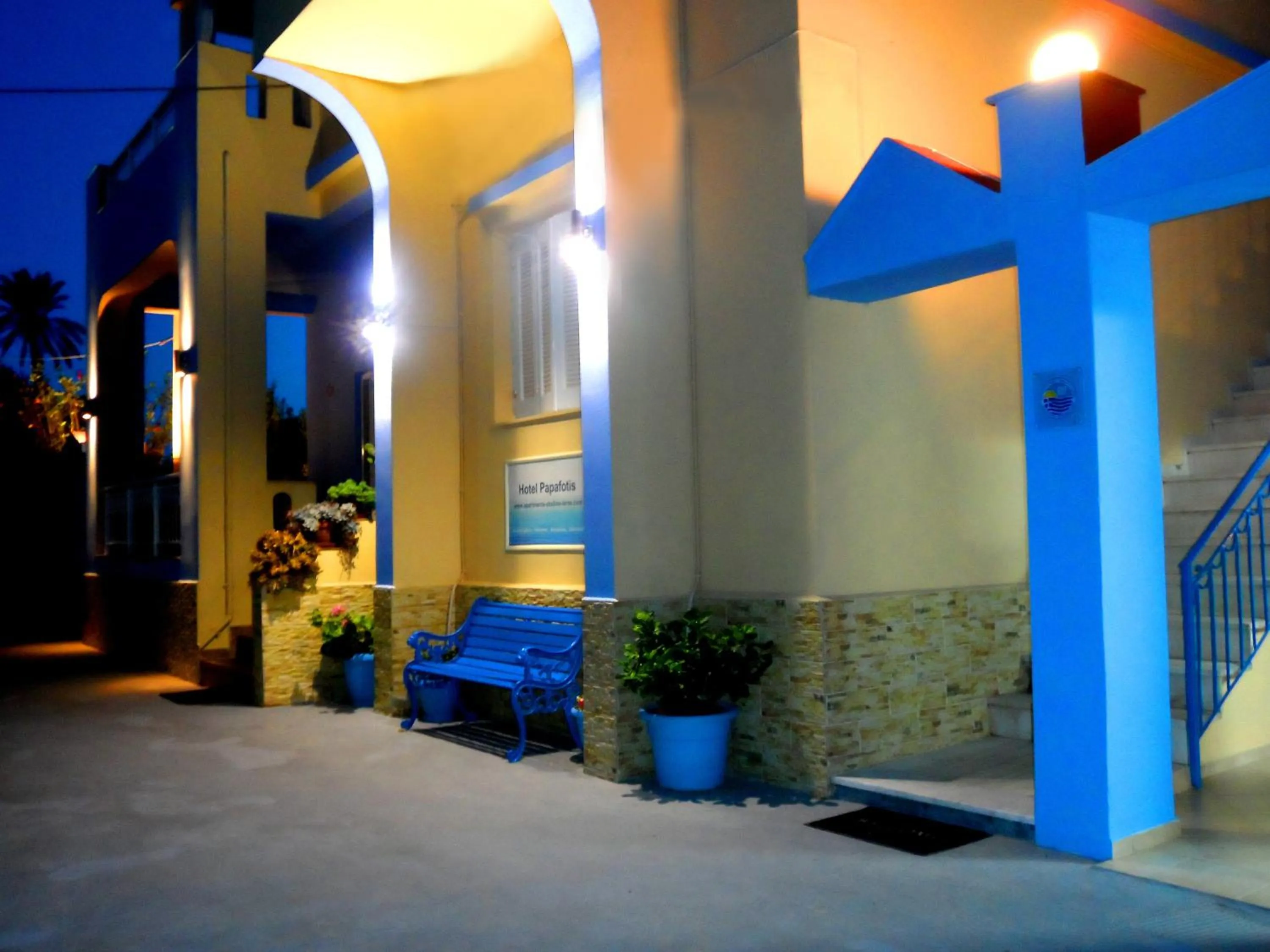 Facade/entrance in Papafotis Apartments & Suites