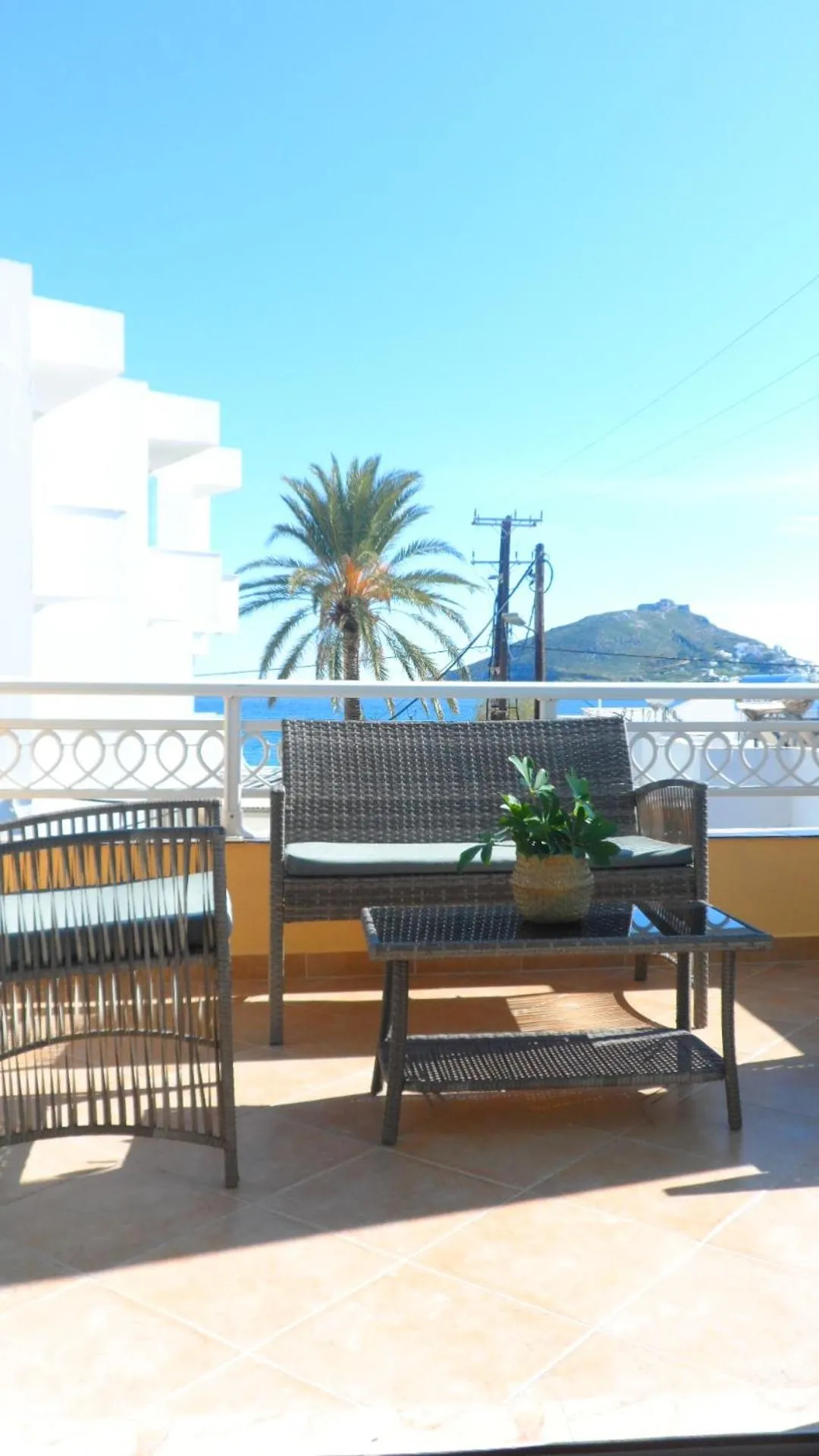 Balcony/Terrace in Papafotis Apartments & Suites