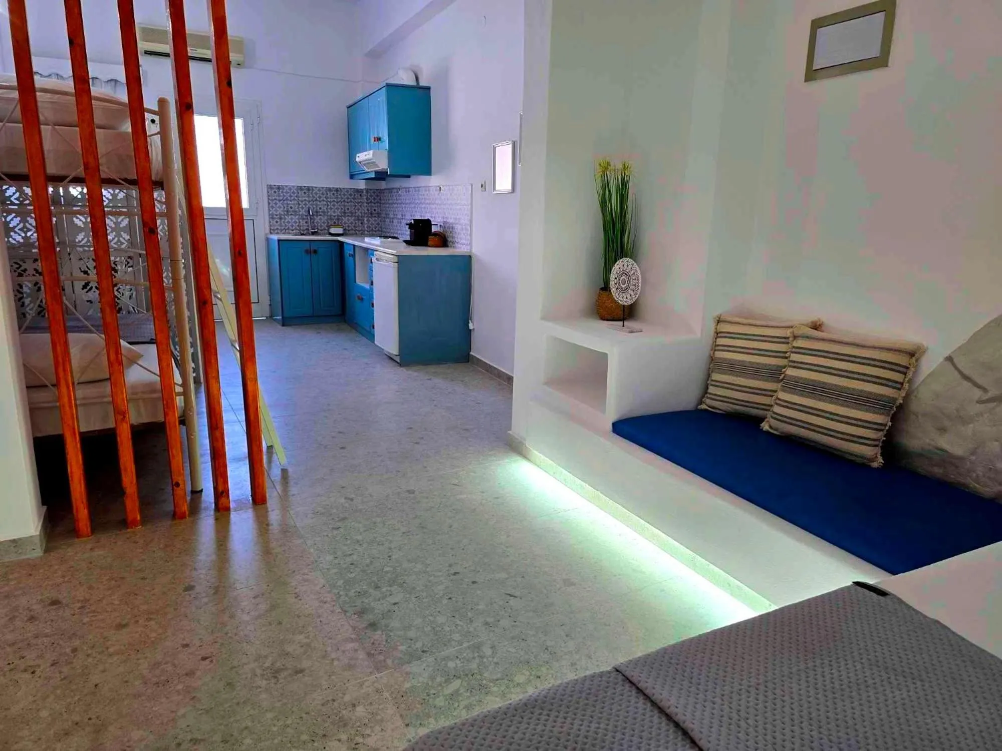 Seating area in Papafotis Apartments & Suites