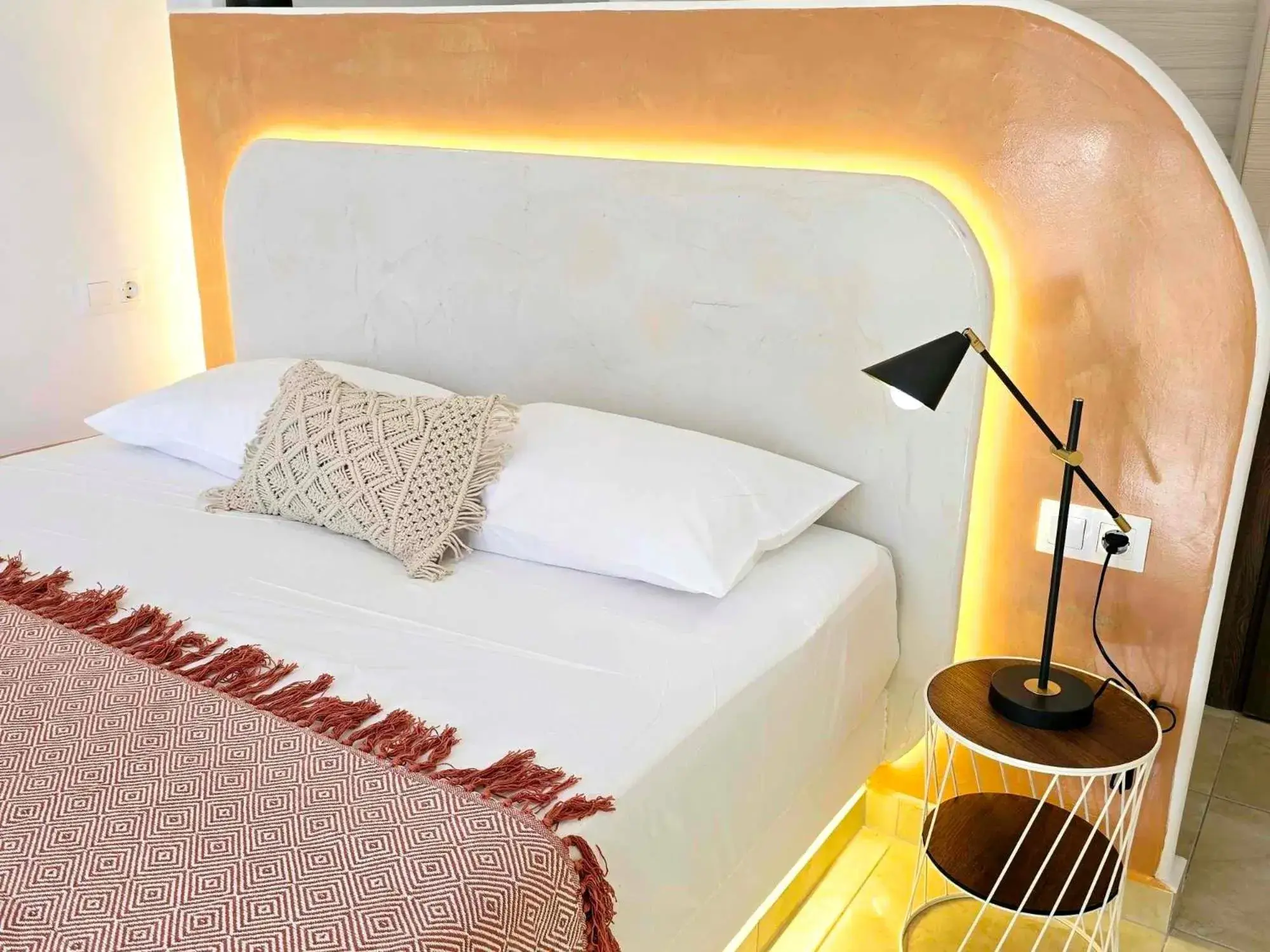 Bed in Papafotis Apartments & Suites Bed in Papafotis Apartments & Suites