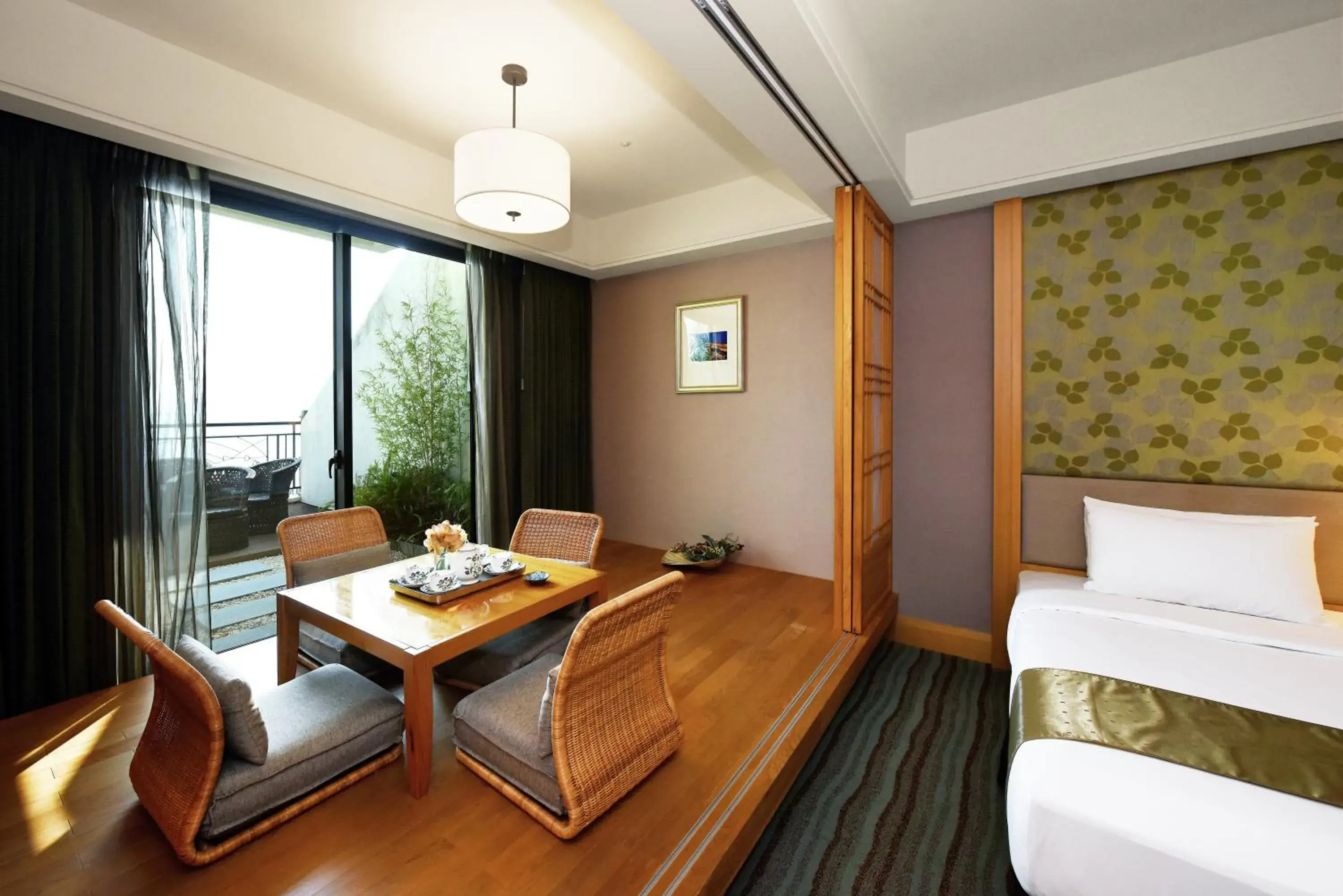 Bed in Fullon Hotel Tamsui Fishermen's Wharf