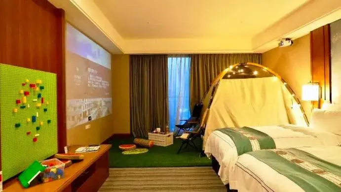 Bed in Fullon Hotel Tamsui Fishermen's Wharf