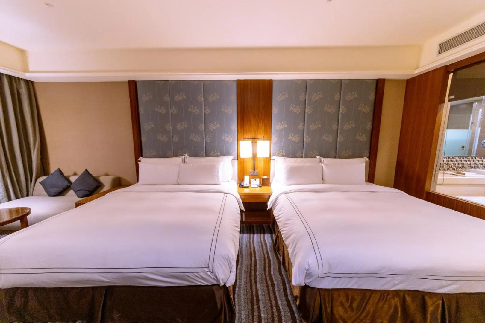 Bed in Fullon Hotel Tamsui Fishermen's Wharf