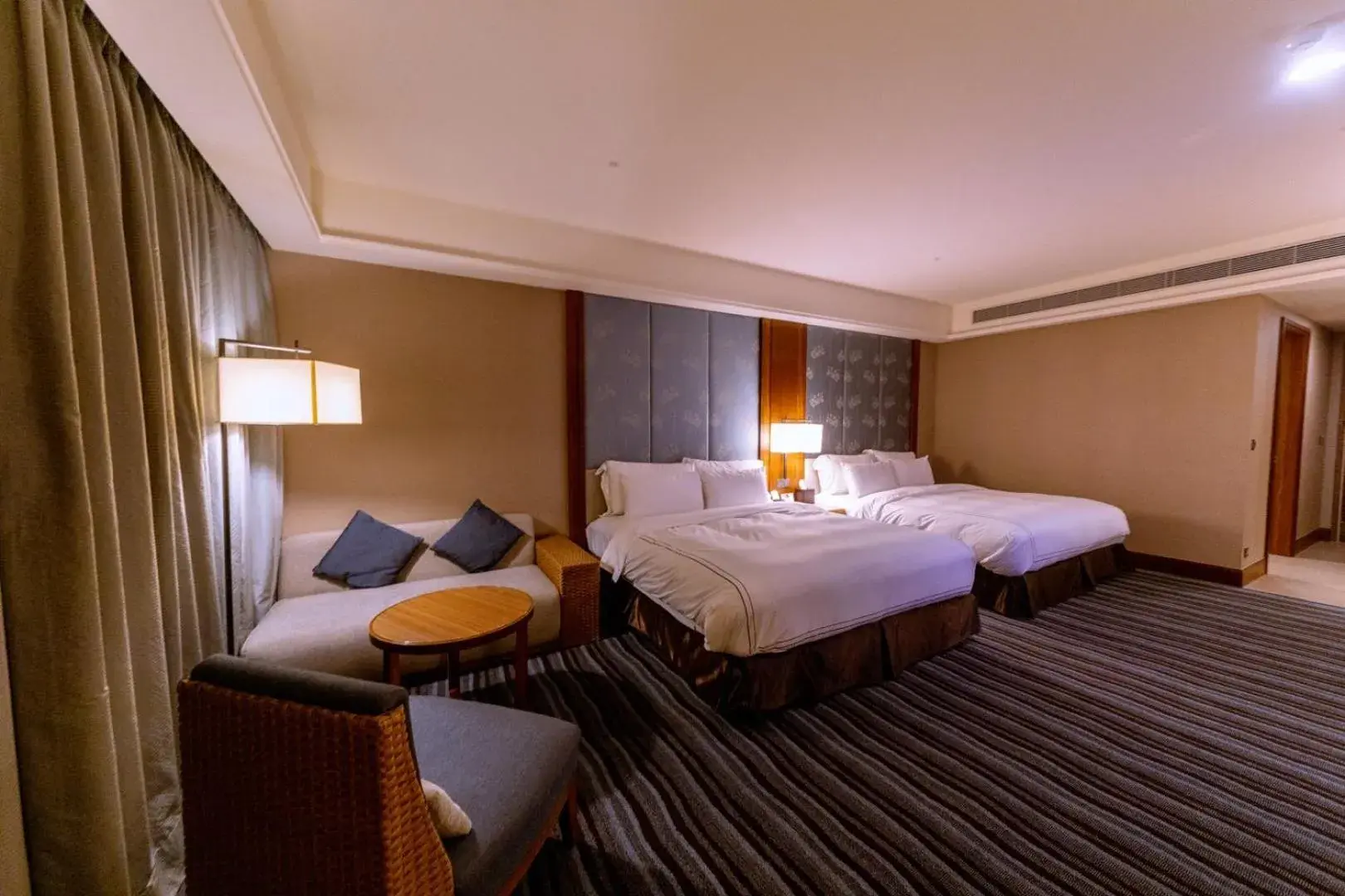 Bed in Fullon Hotel Tamsui Fishermen's Wharf