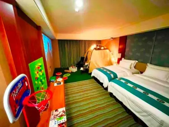 Bed in Fullon Hotel Tamsui Fishermen's Wharf