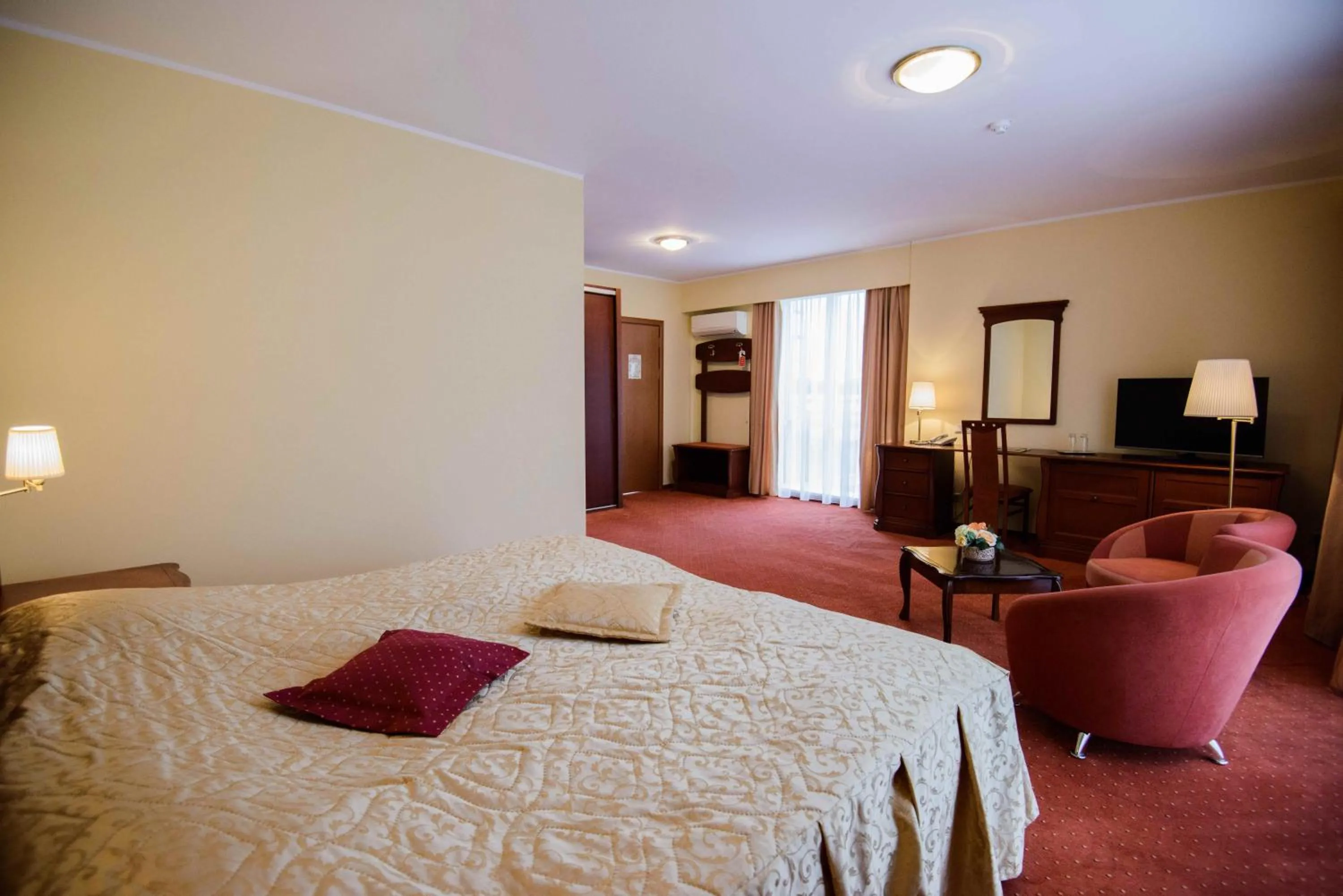 Decorative detail, Bed in Hotel Alinalex - Paradisul Acvatic