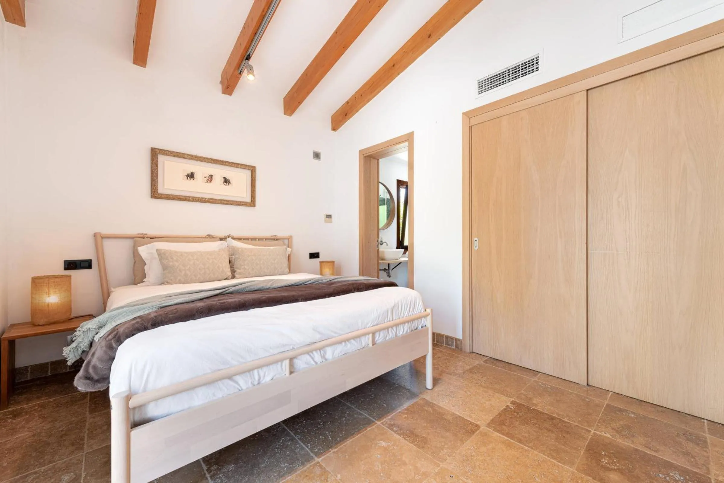 Bed in Cal Rei Gran by Balearic Villas