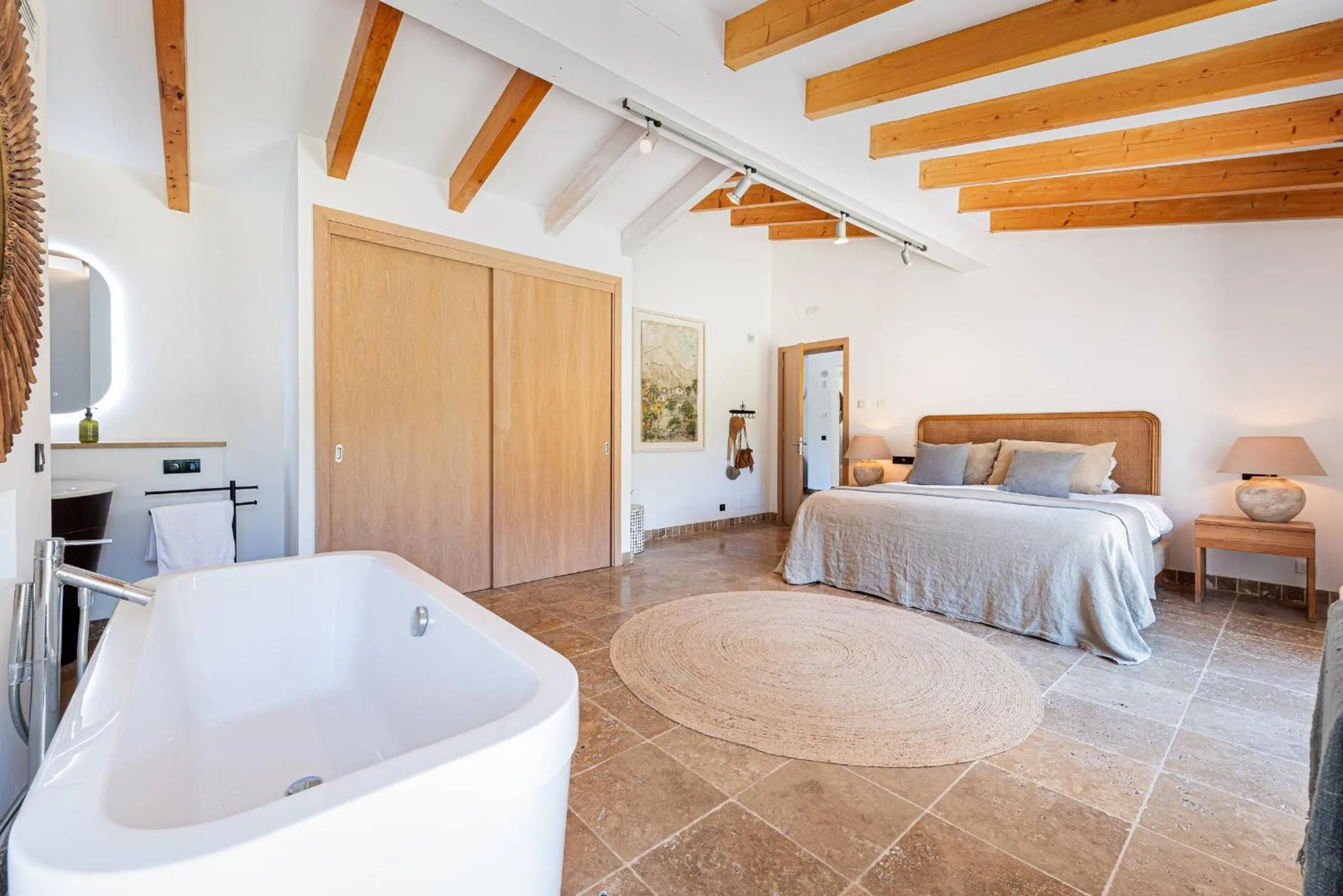 Bed in Cal Rei Gran by Balearic Villas