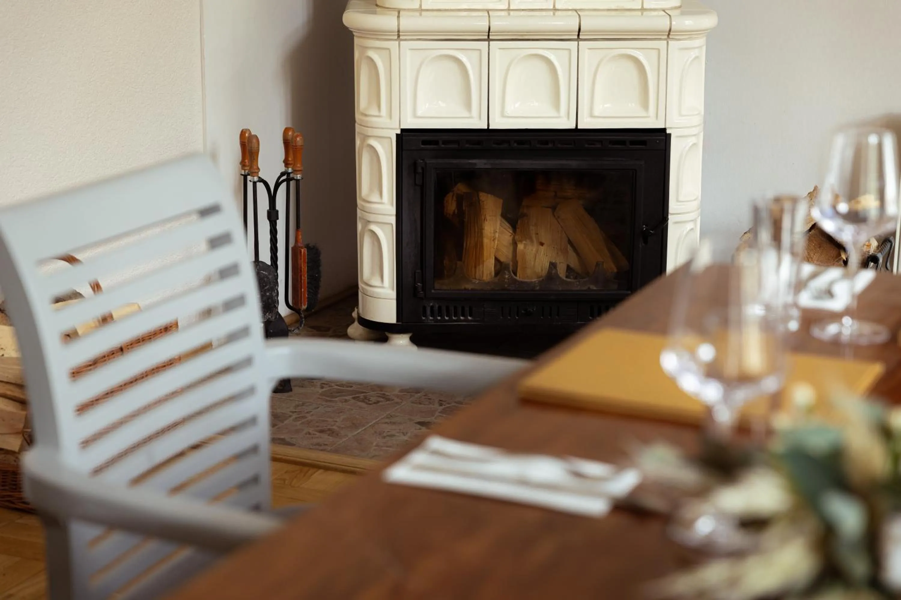 Dining area in Hotel Zámeček Janovičky
