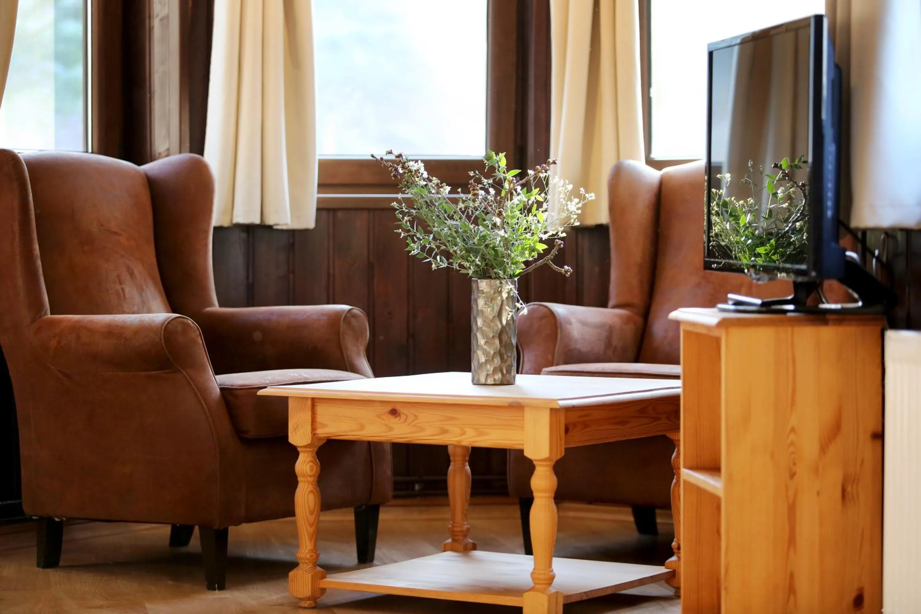 Seating area in Hotel Zámeček Janovičky