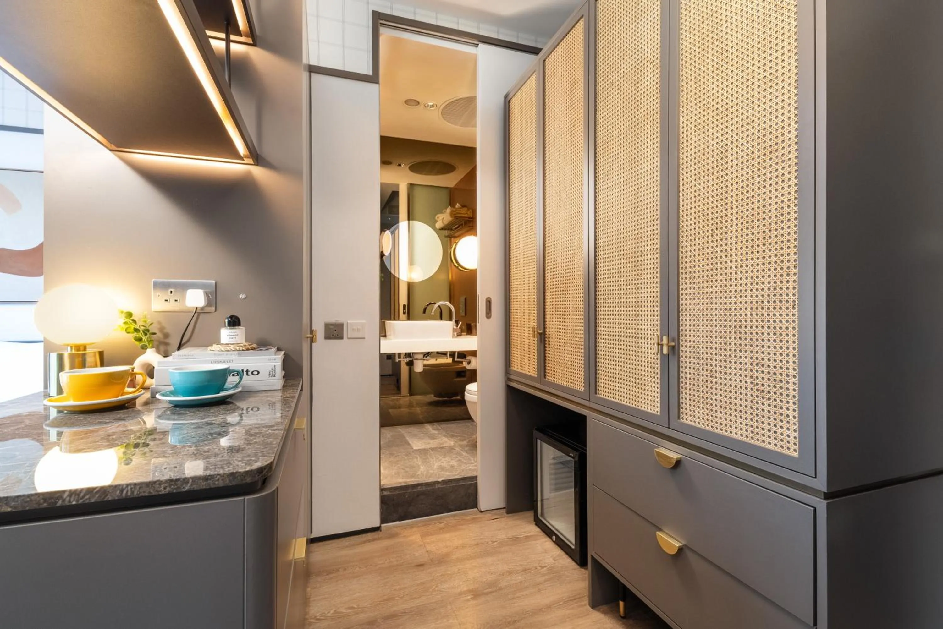 Bedroom in Dash Living on Queen's