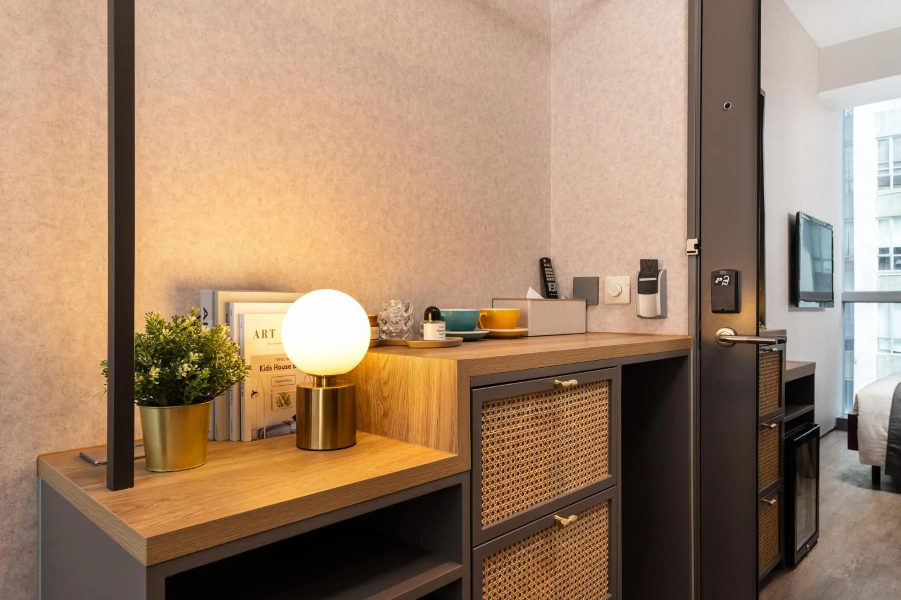 Bedroom in Dash Living on Queen's