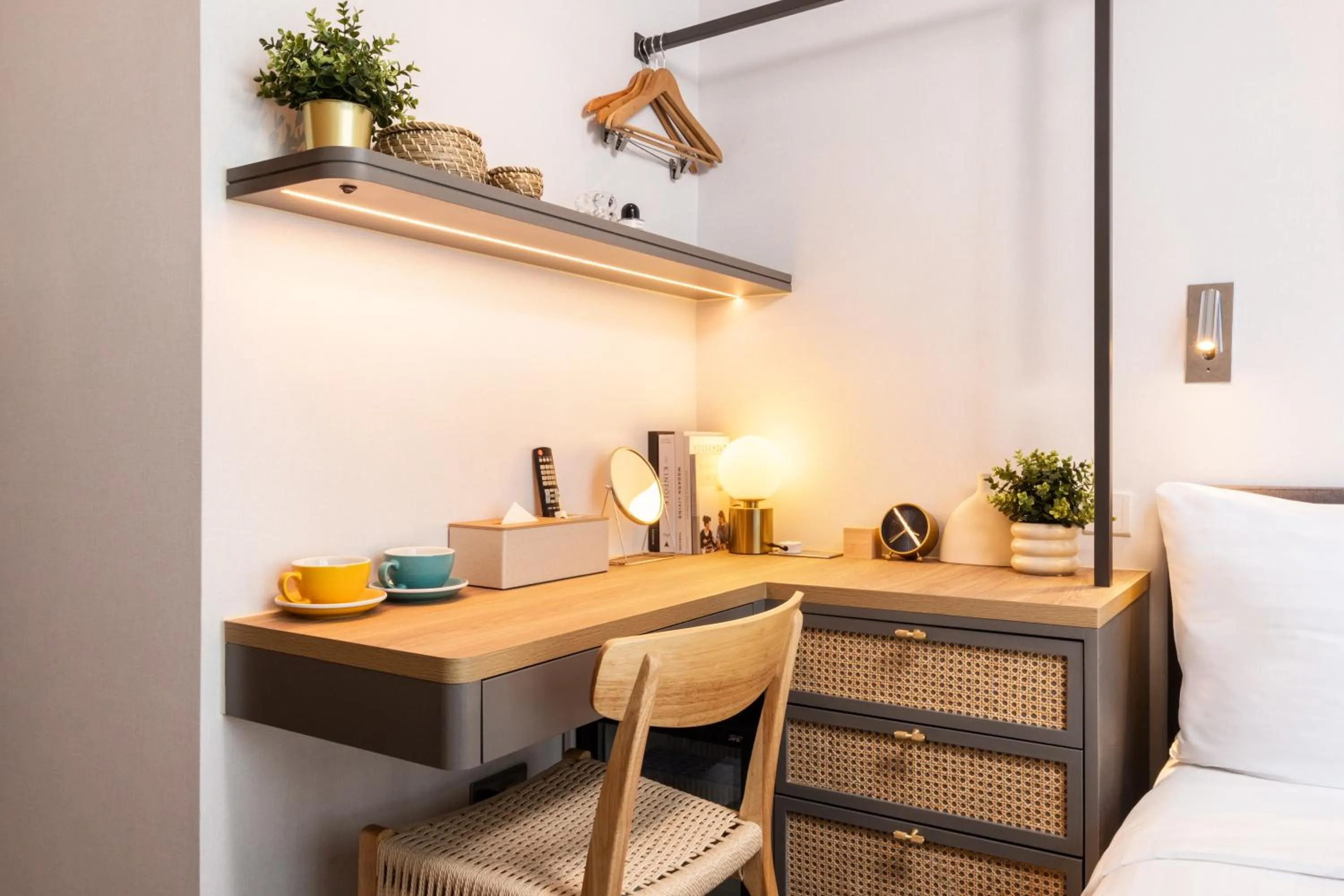 Bedroom in Dash Living on Queen's