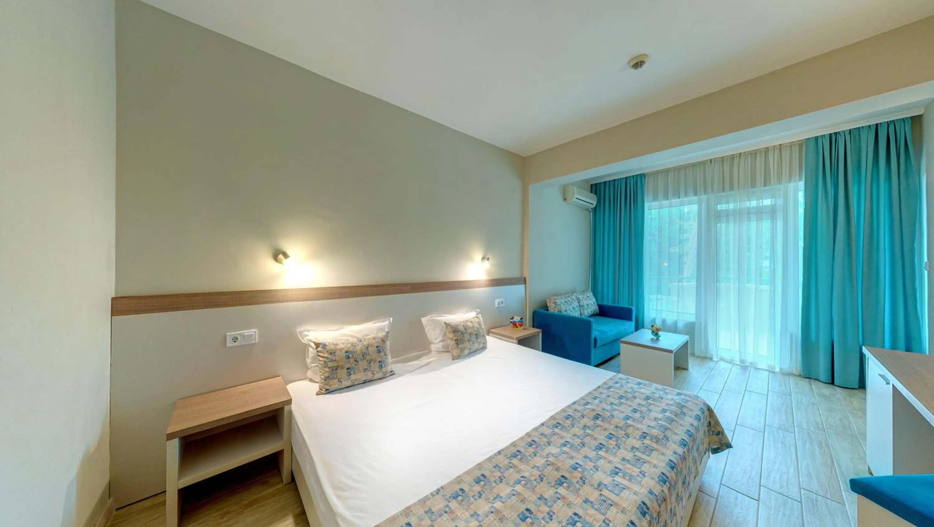 Bed in Ljuljak Hotel