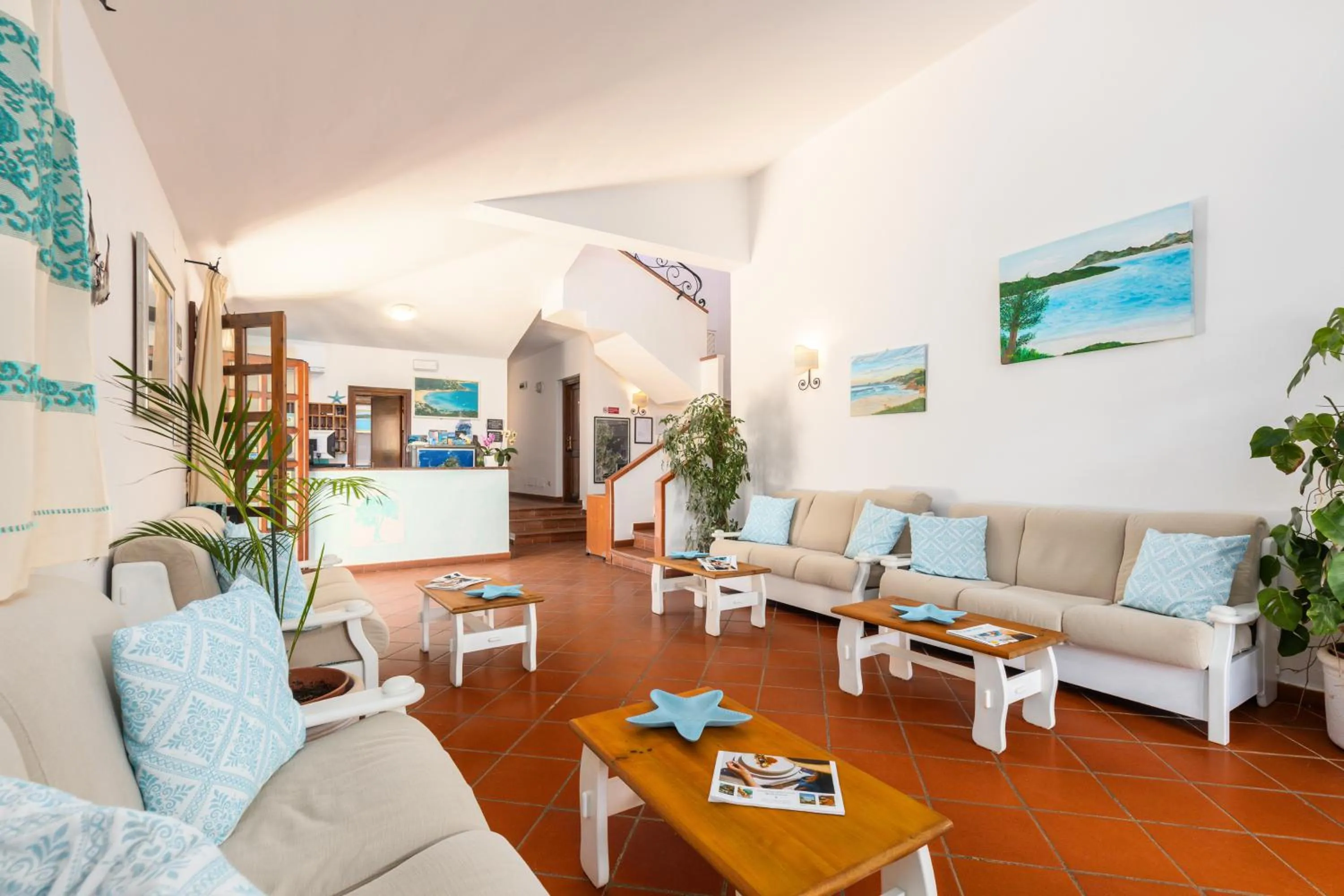 Lobby or reception in Hotel Piccolo Pevero