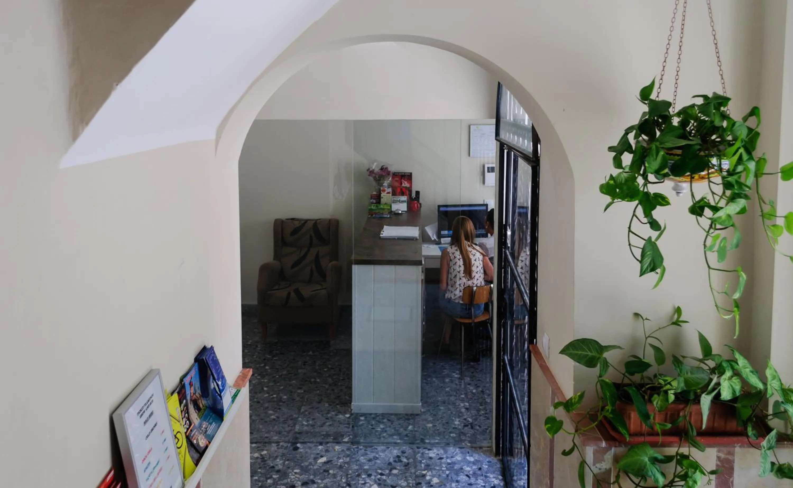 Lobby or reception in Pension Perez Montilla