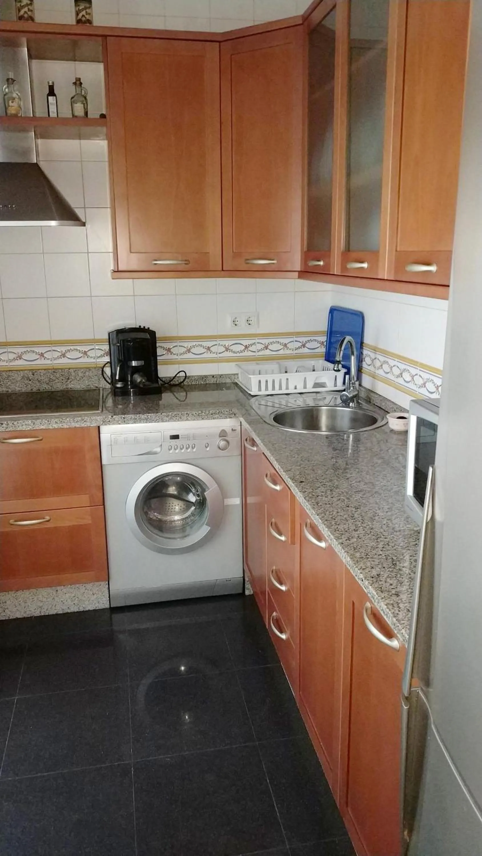 Kitchen or kitchenette in Pension Perez Montilla