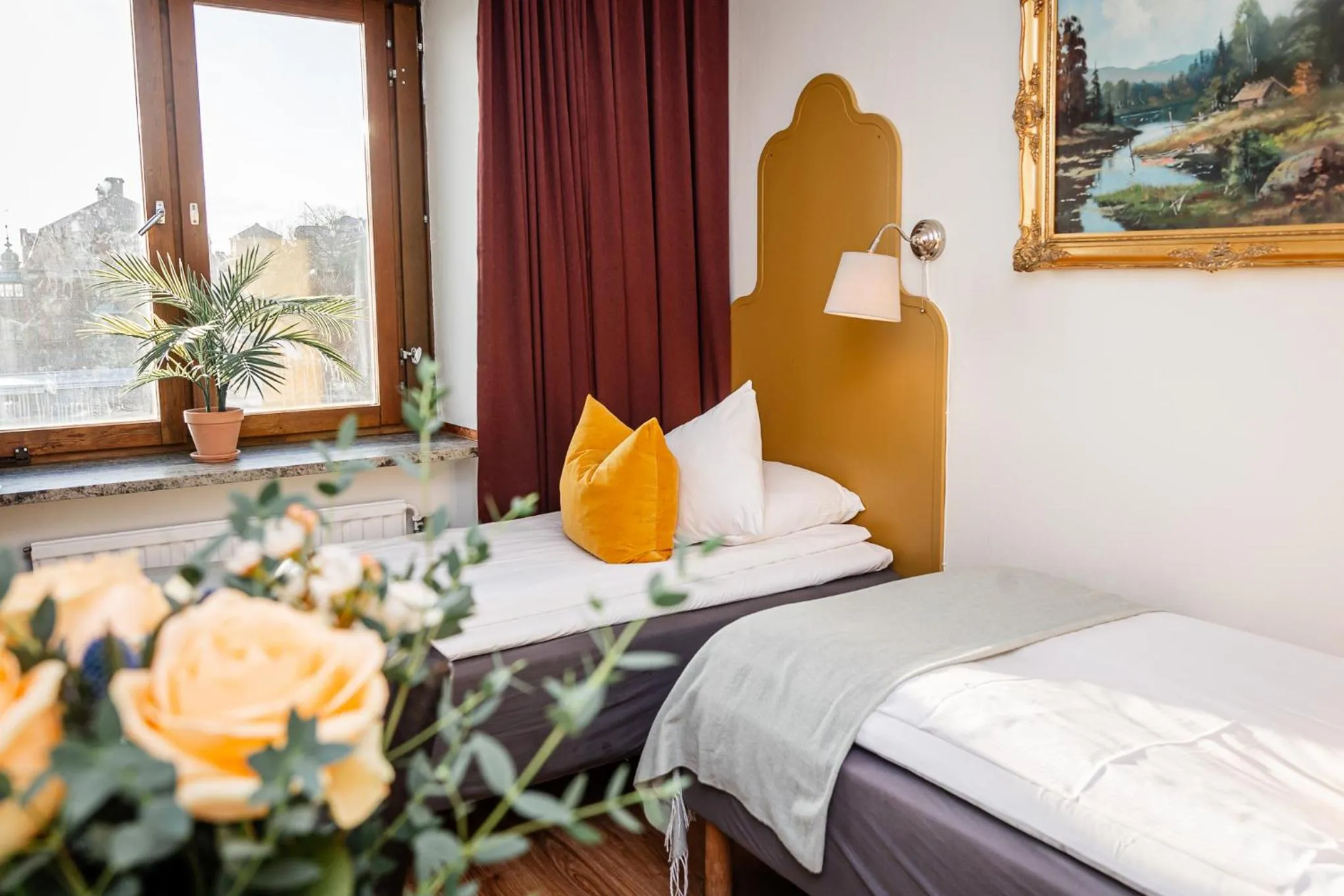 Bed in Hotel Lysekil