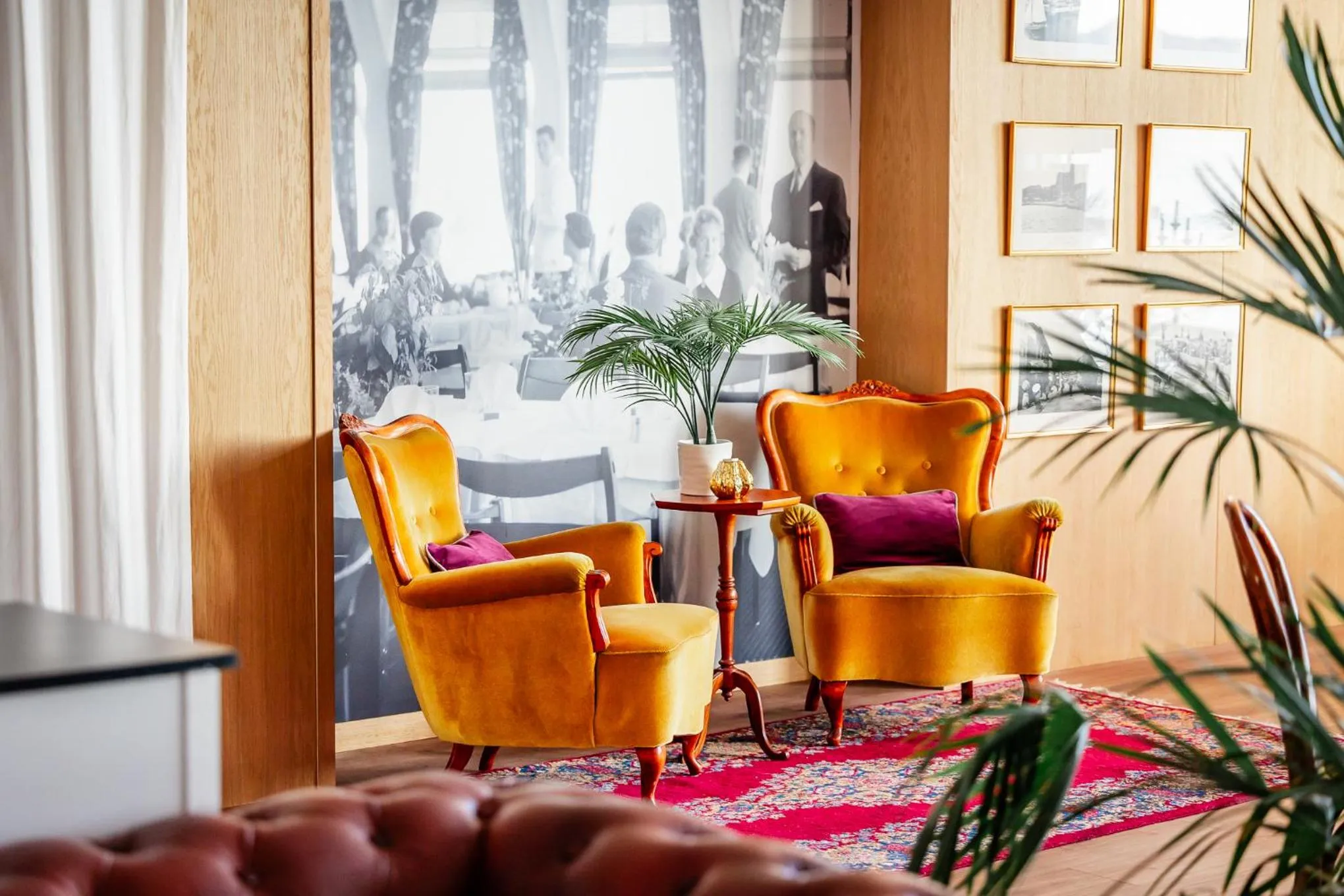 Seating area in Hotel Lysekil