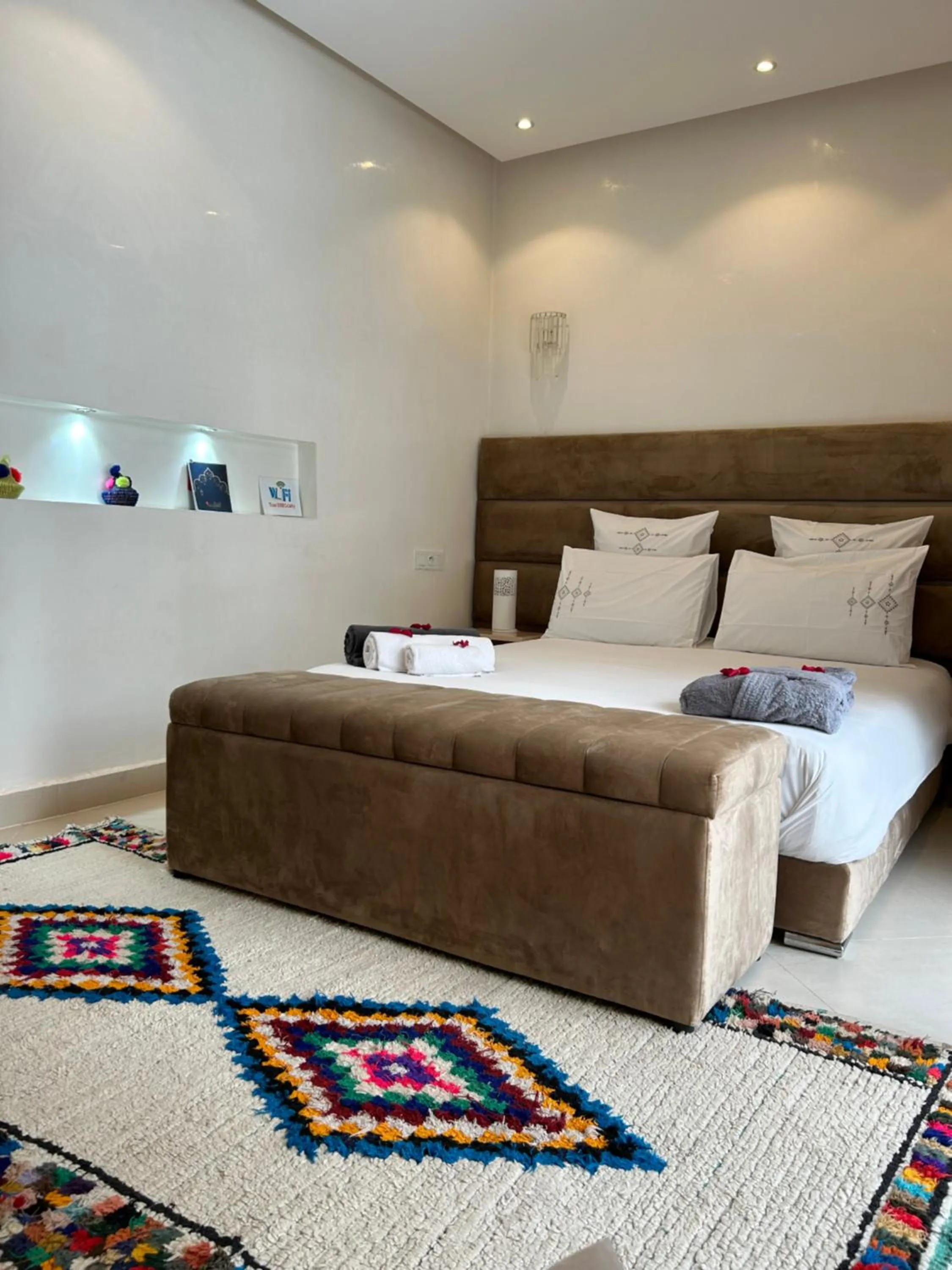 Bedroom, Bed in Riad Tsar Mimoun