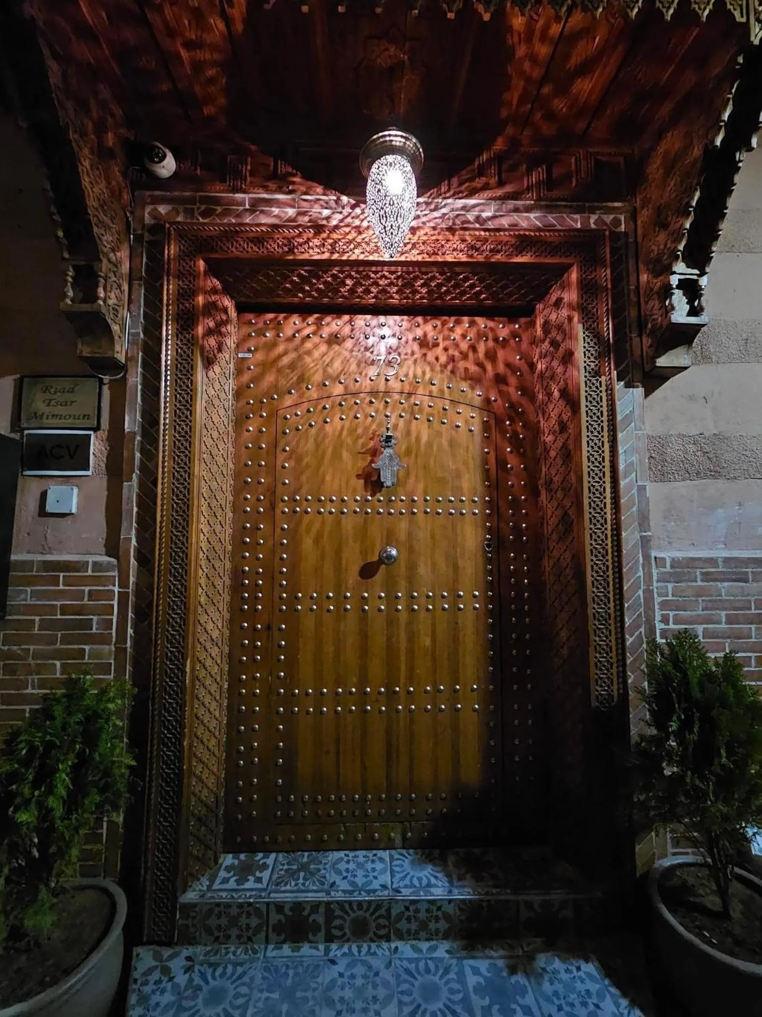 Facade/entrance in Riad Tsar Mimoun