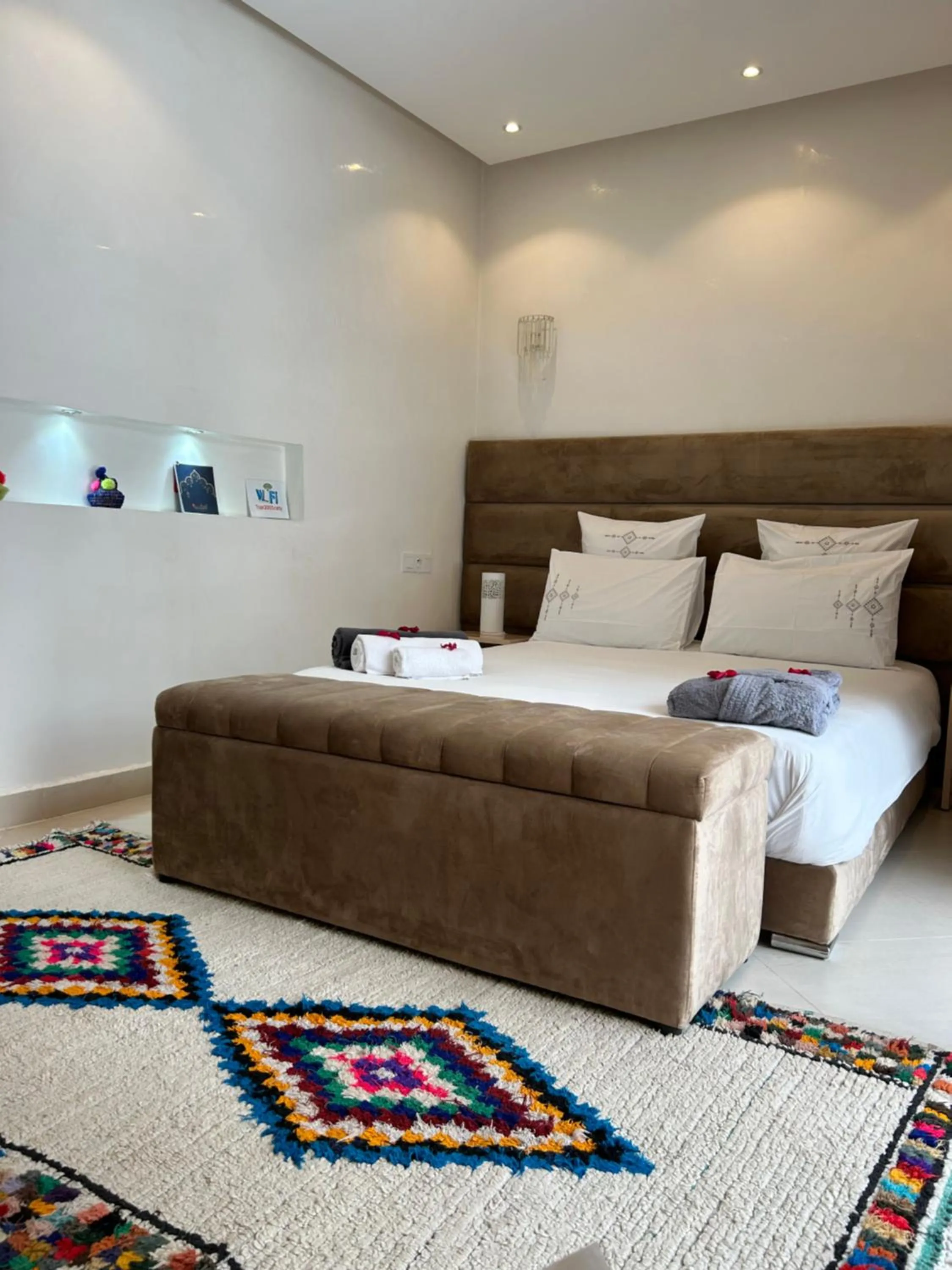 Bedroom, Bed in Riad Tsar Mimoun