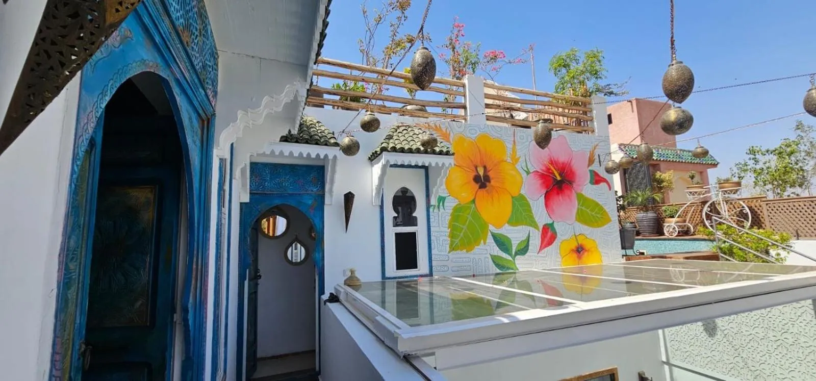 Balcony/Terrace in Riad Tsar Mimoun