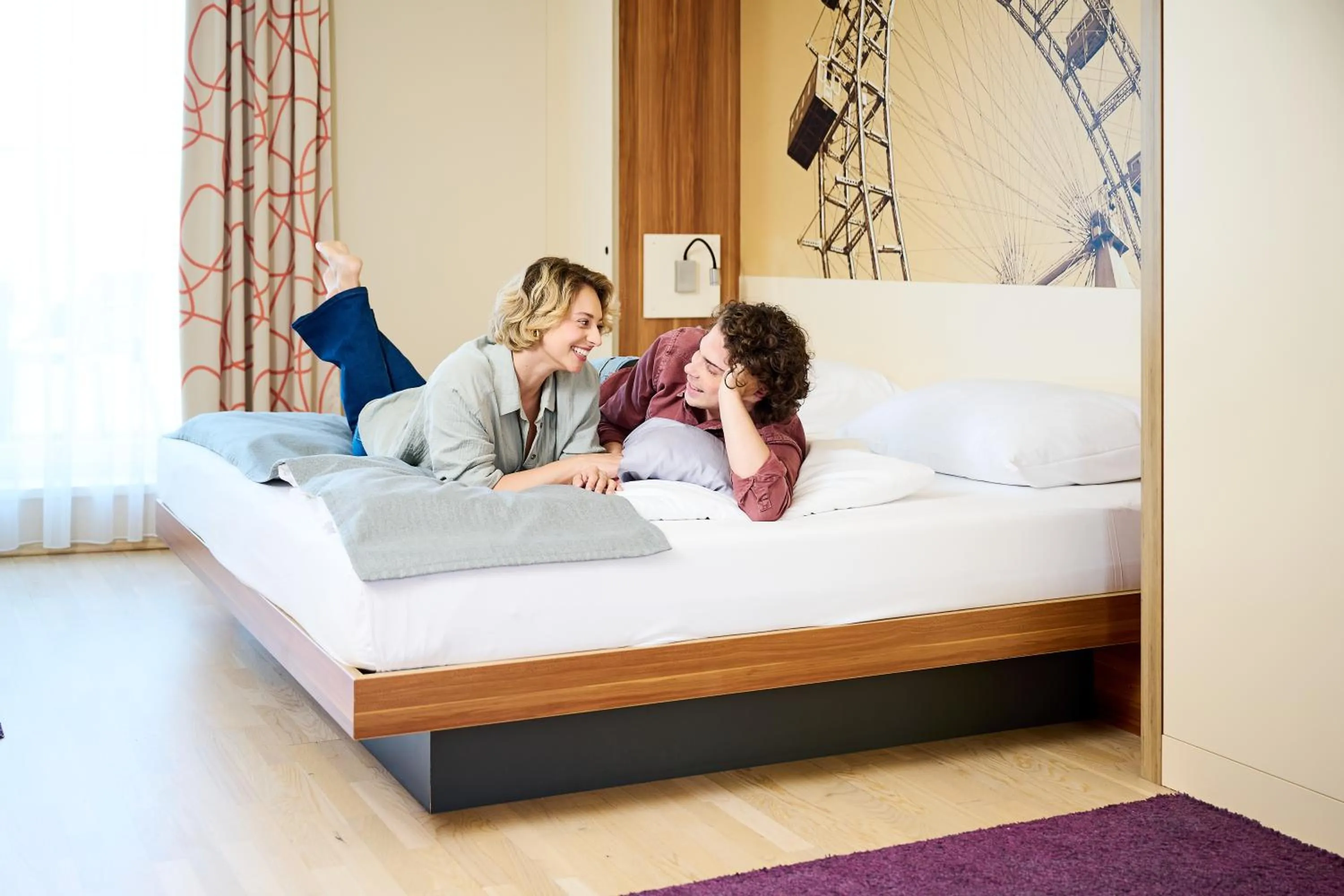 Bed in JUFA Hotel Wien City