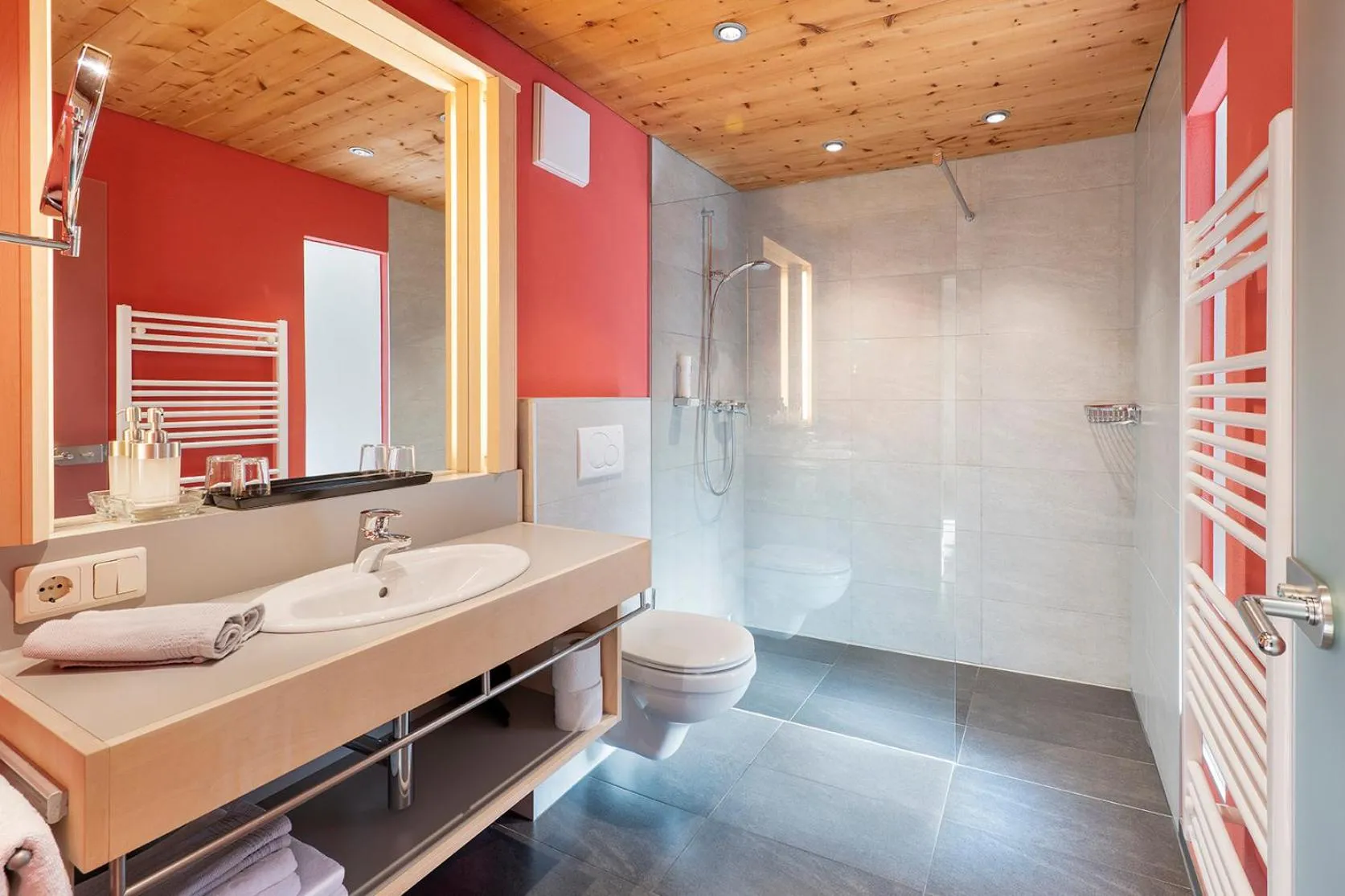 Bathroom in Gästehaus Bramböck