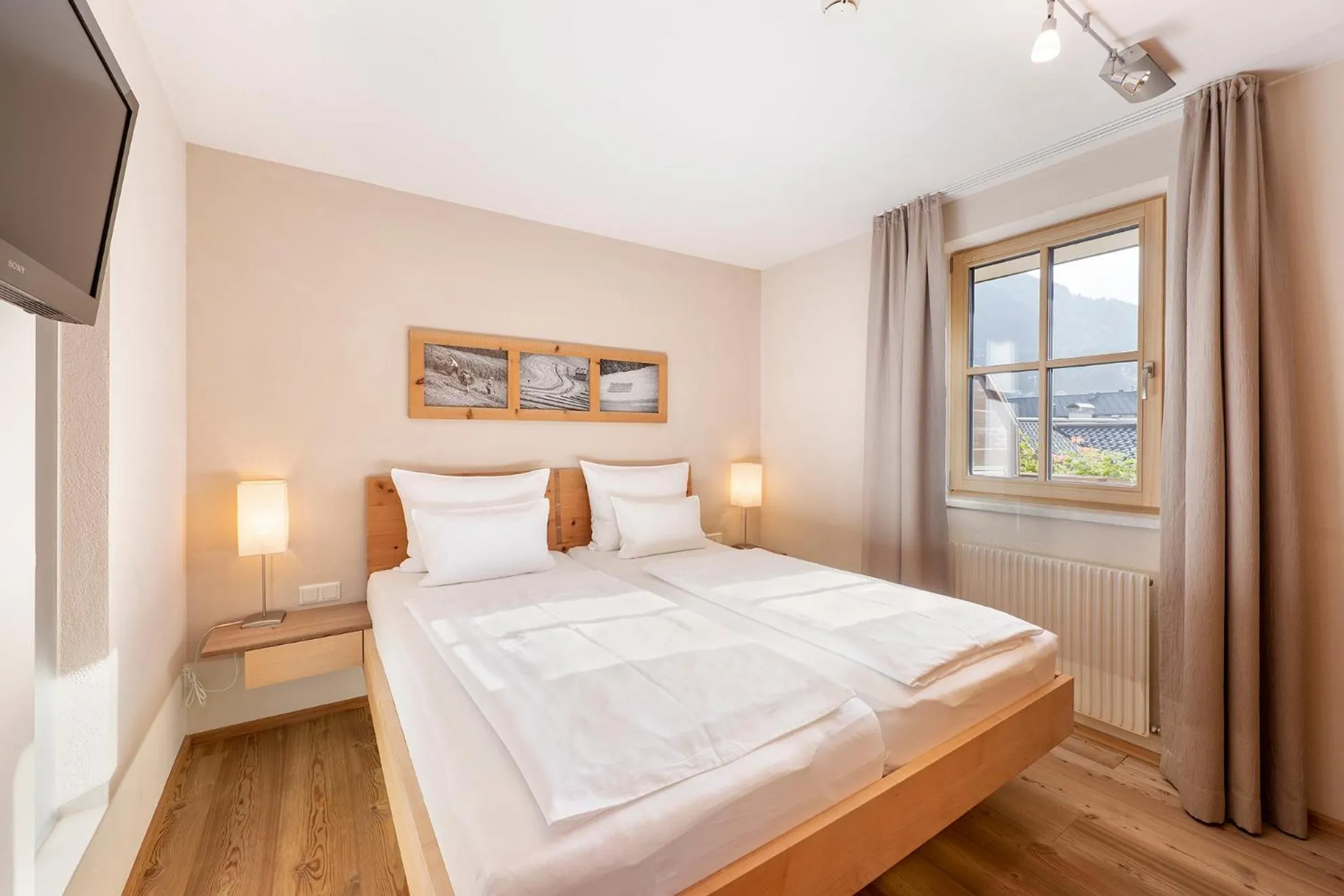 Bed in Gästehaus Bramböck