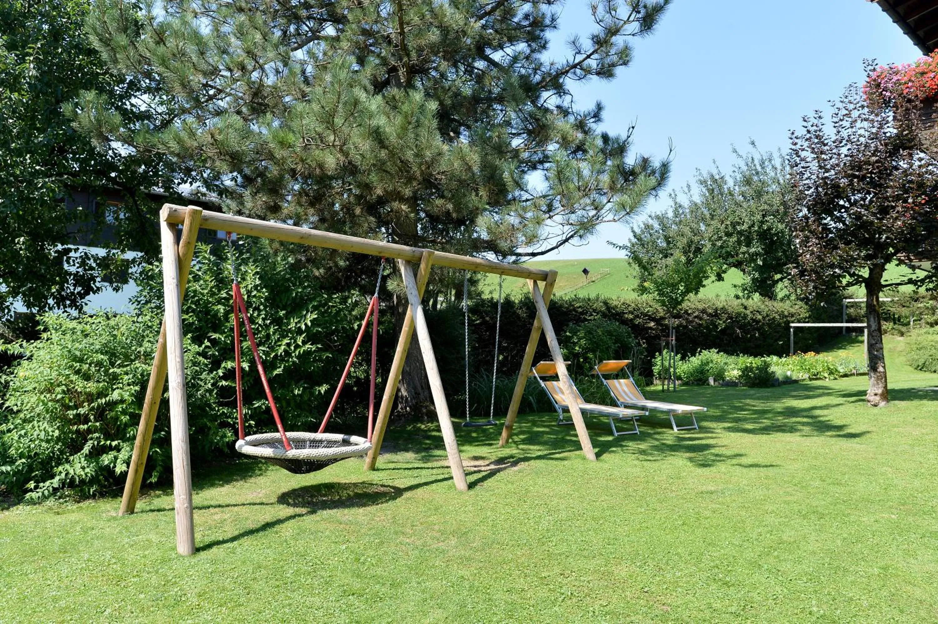 Children play ground in Gästehaus Bramböck