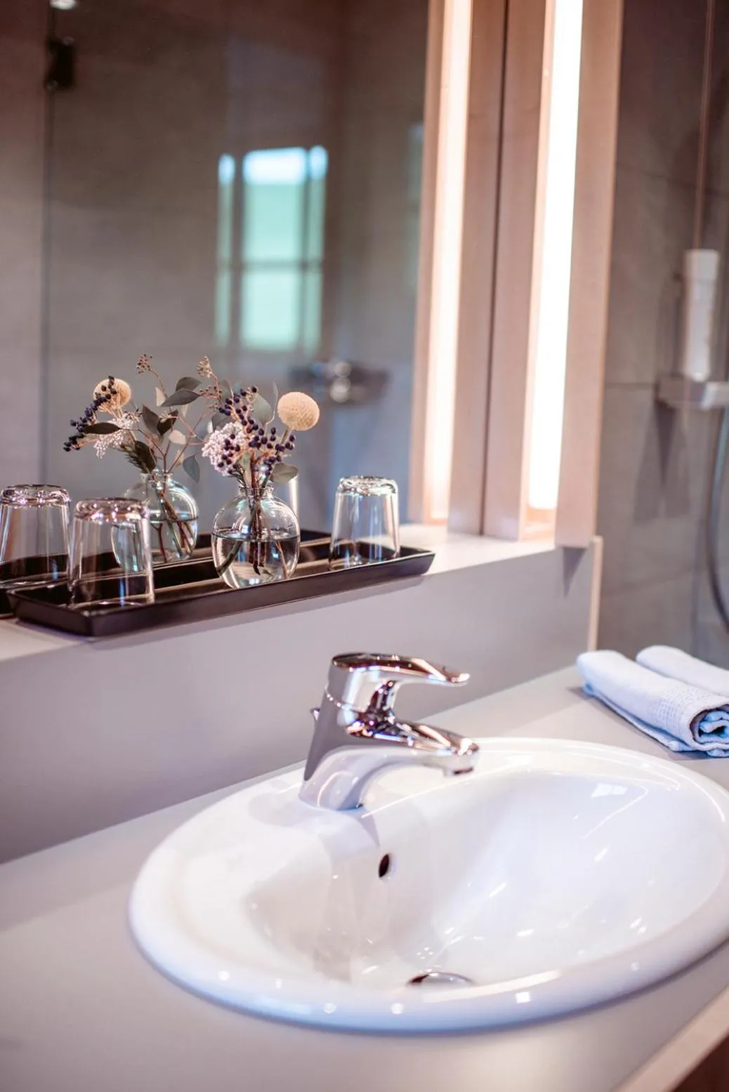 Bathroom in Gästehaus Bramböck