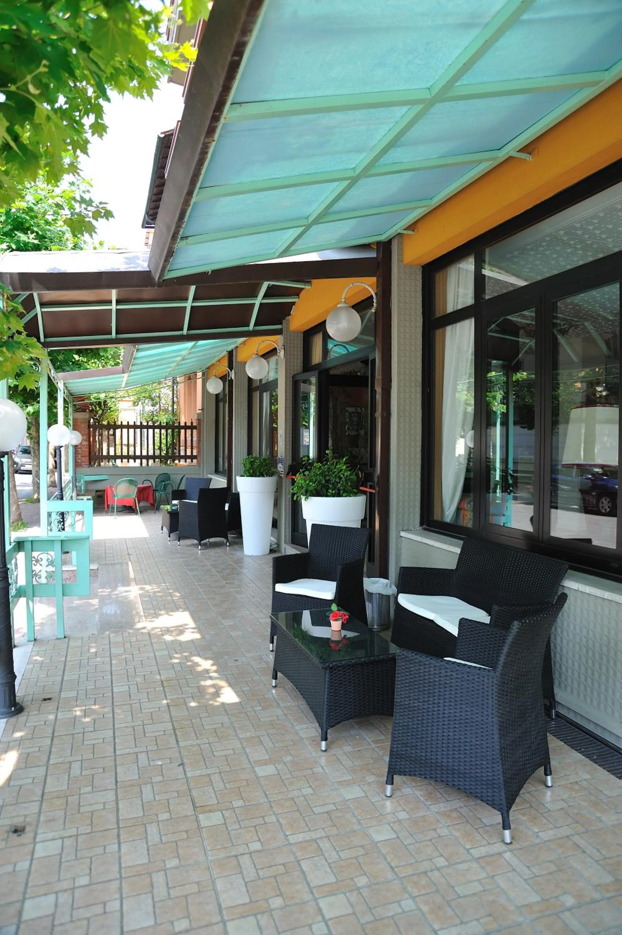 Facade/entrance in Hotel Salus