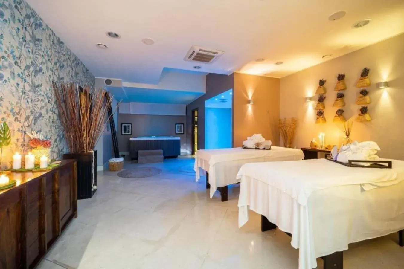 Sauna, Bed in Best Western Premier Villa Fabiano Palace Hotel Sauna, Bed in Best Western Premier Villa Fabiano Palace Hotel