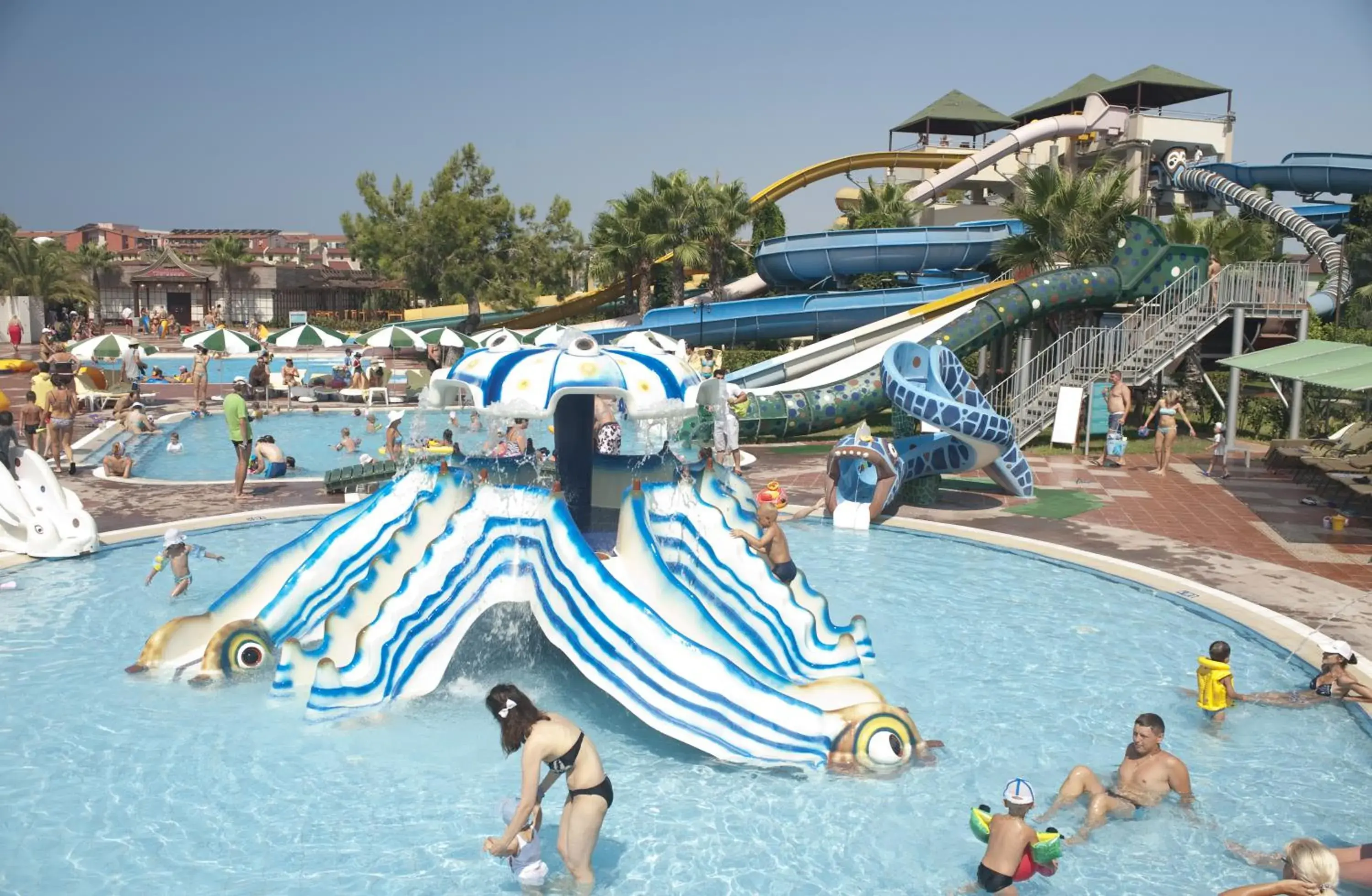 Aqua park, Water Park in Club Hotel Turan Prince World