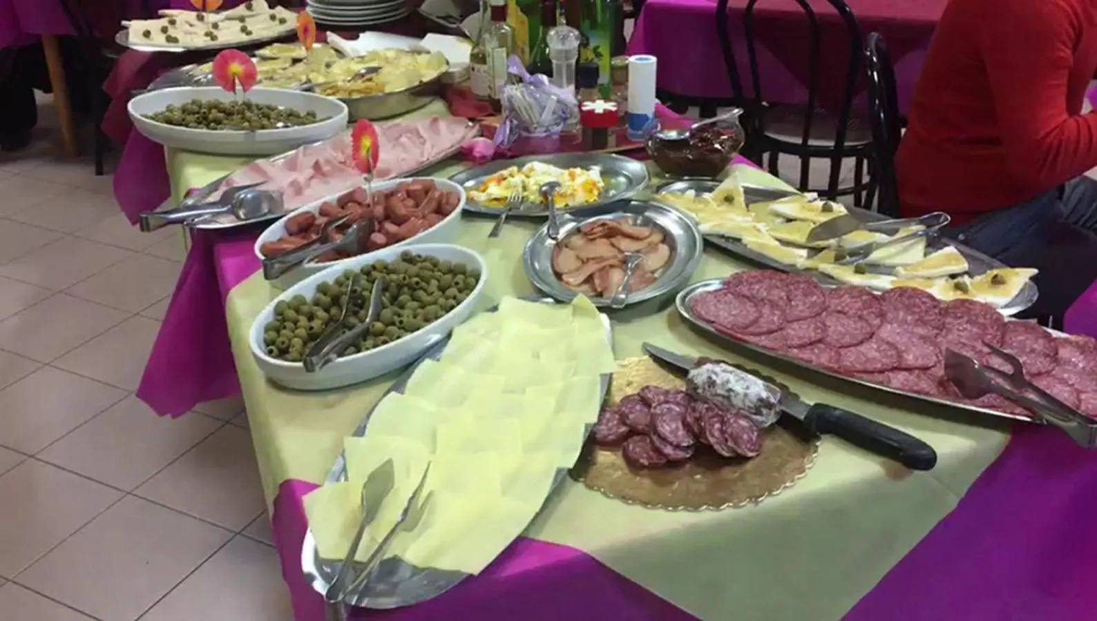 Food close-up in Hotel Peonia