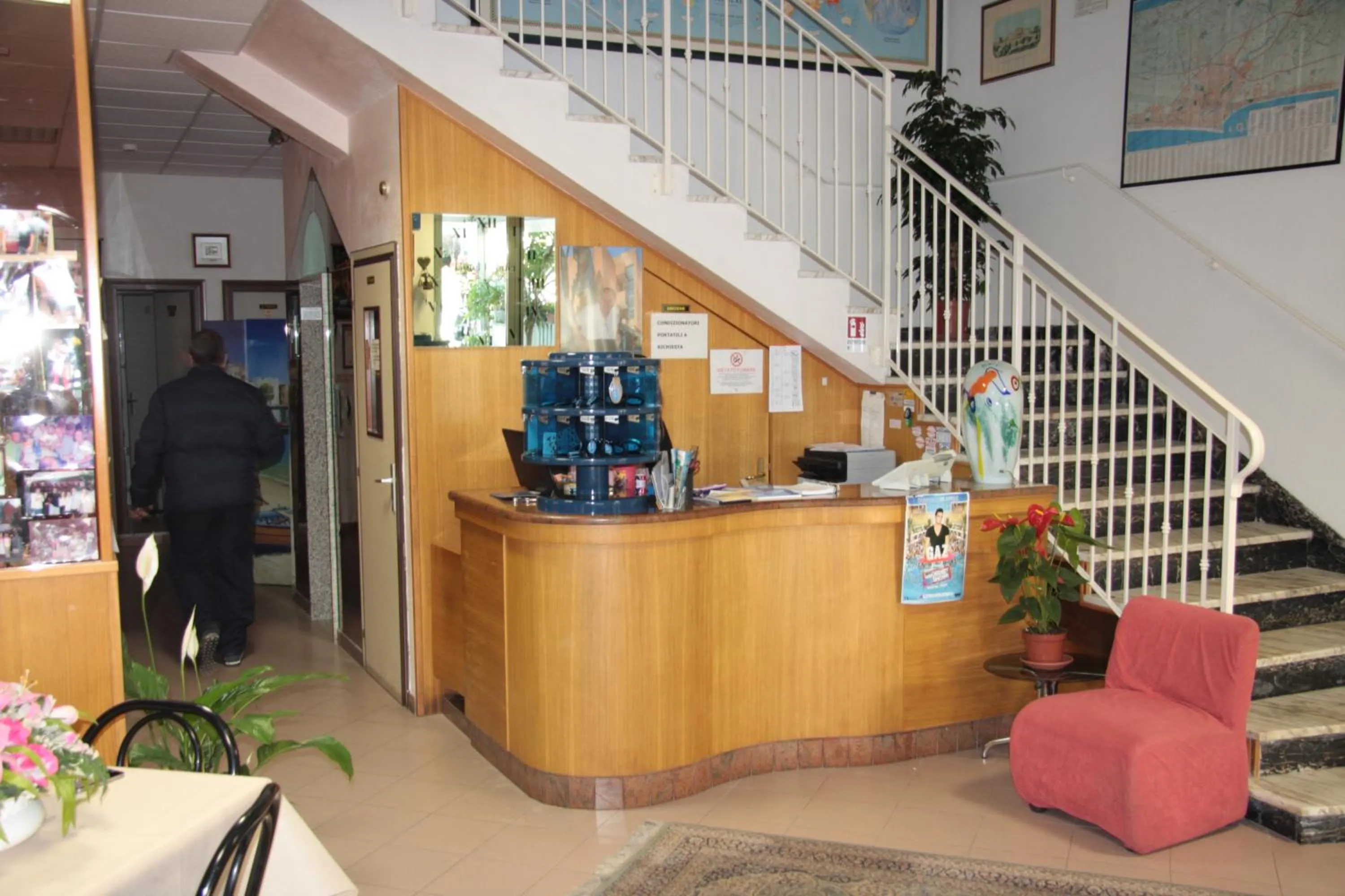 Lobby or reception in Hotel Peonia